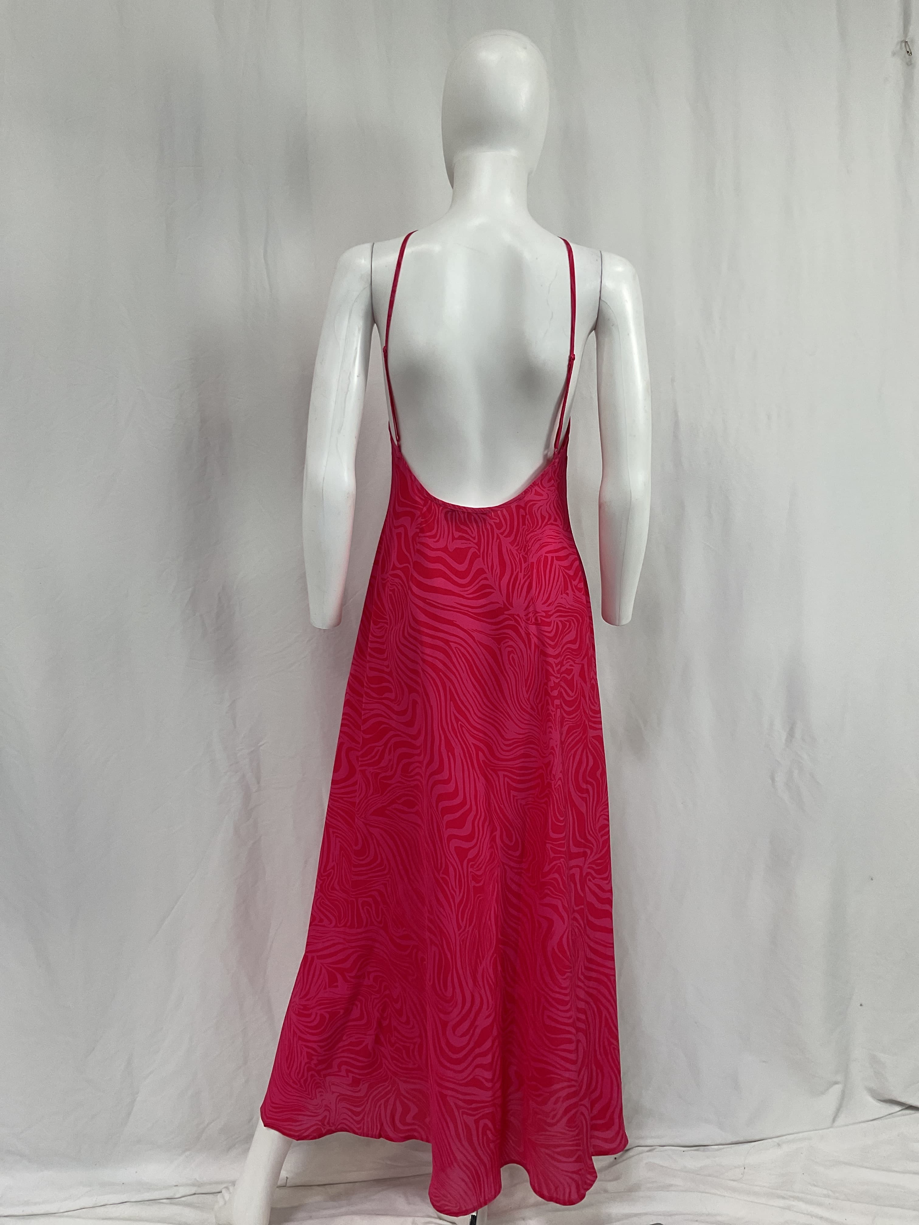 Opal Printed Silk-Crepe Midi Dress - Image 3