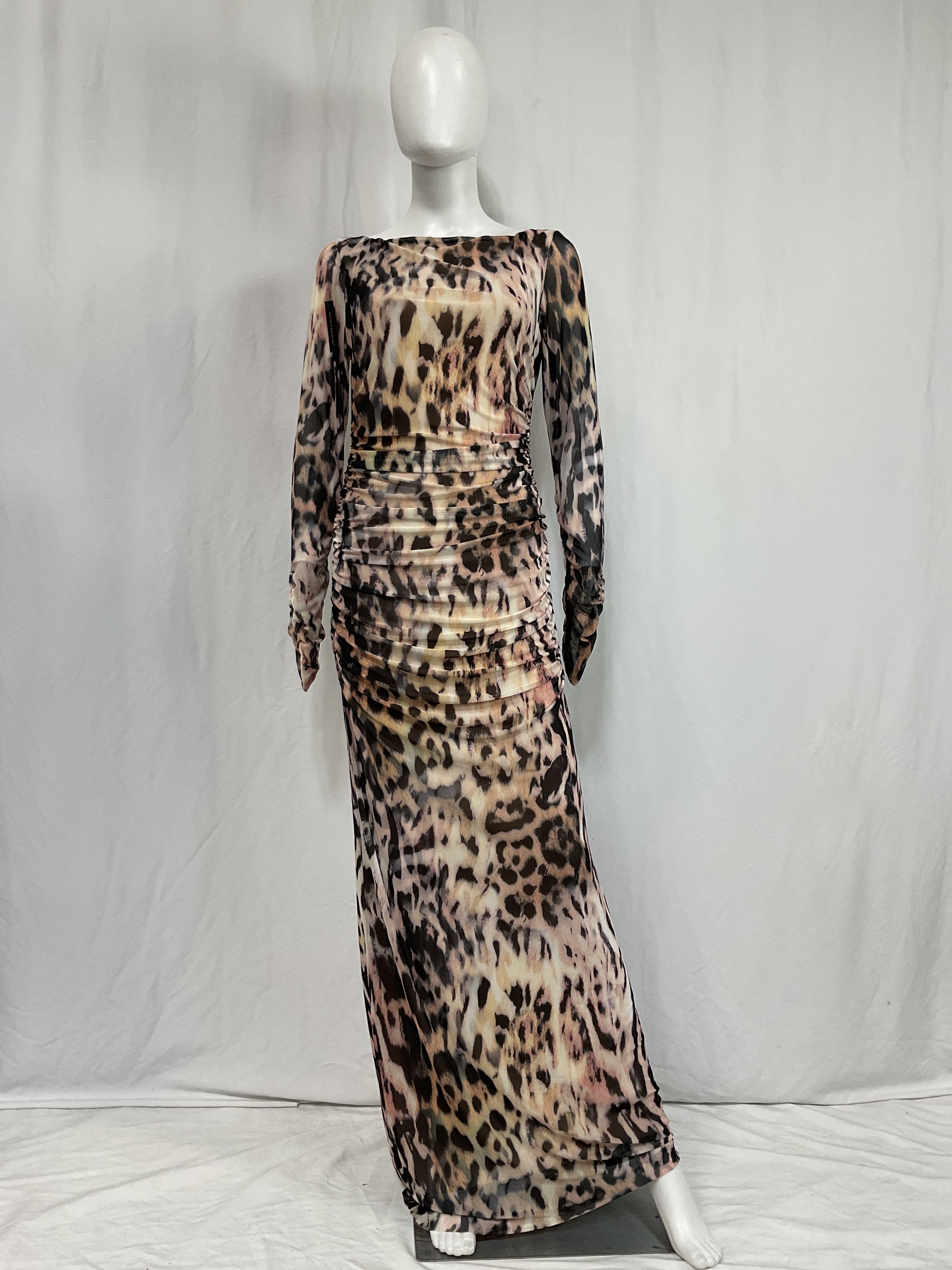 Adele Long-Sleeve Slim Maxi Dress - Image 3
