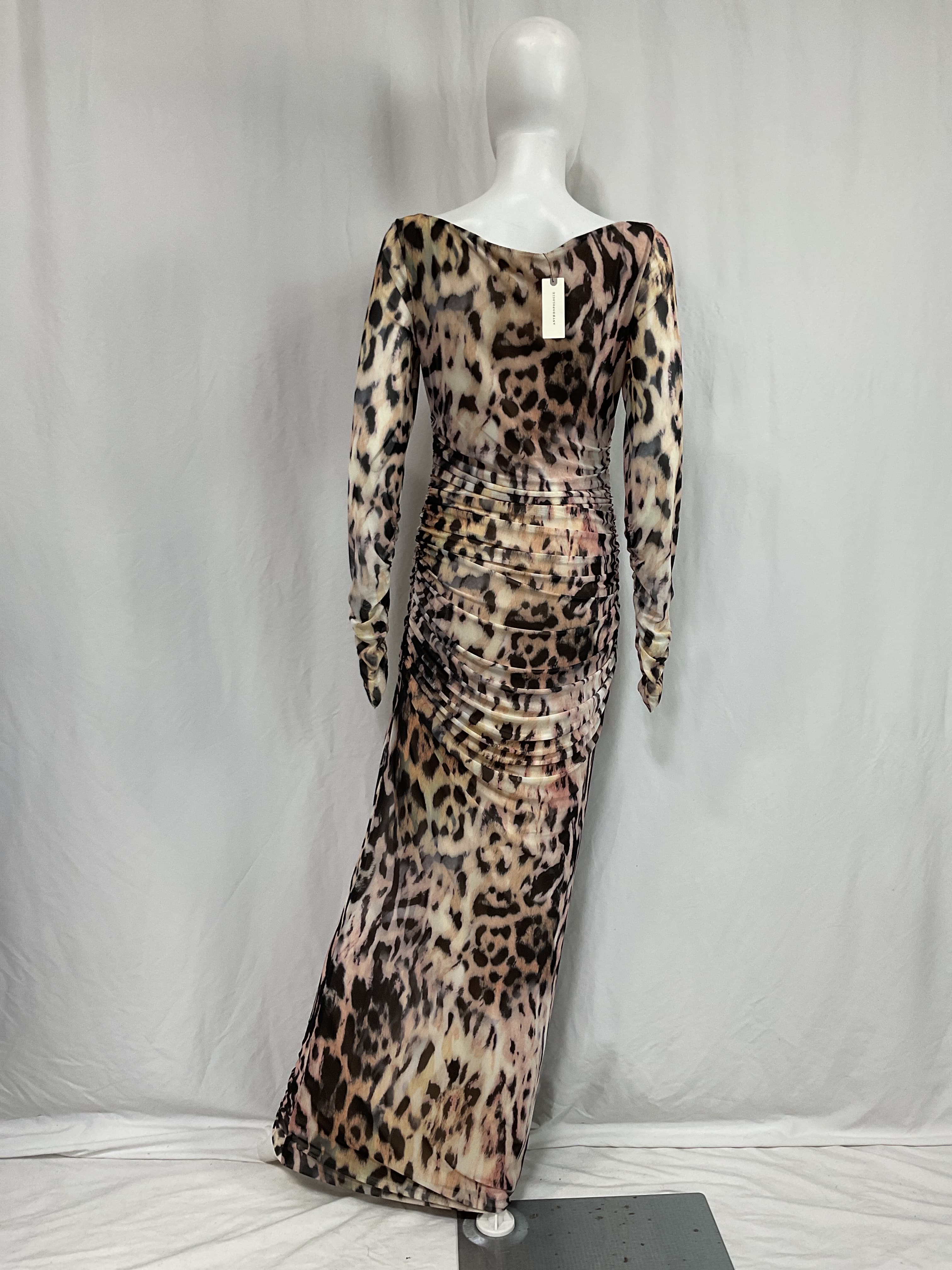 Adele Long-Sleeve Slim Maxi Dress - Image 2