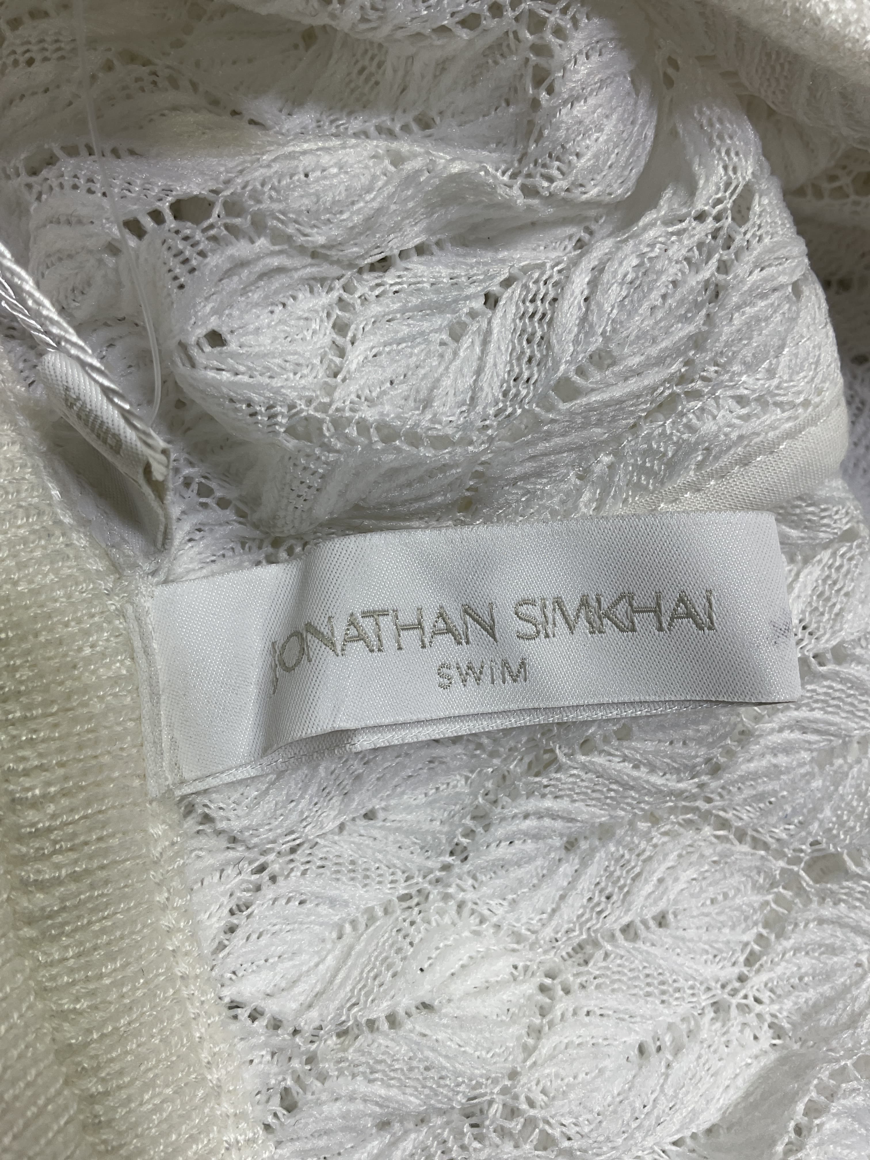 Clemence Crochet Lace Short In White - Image 3