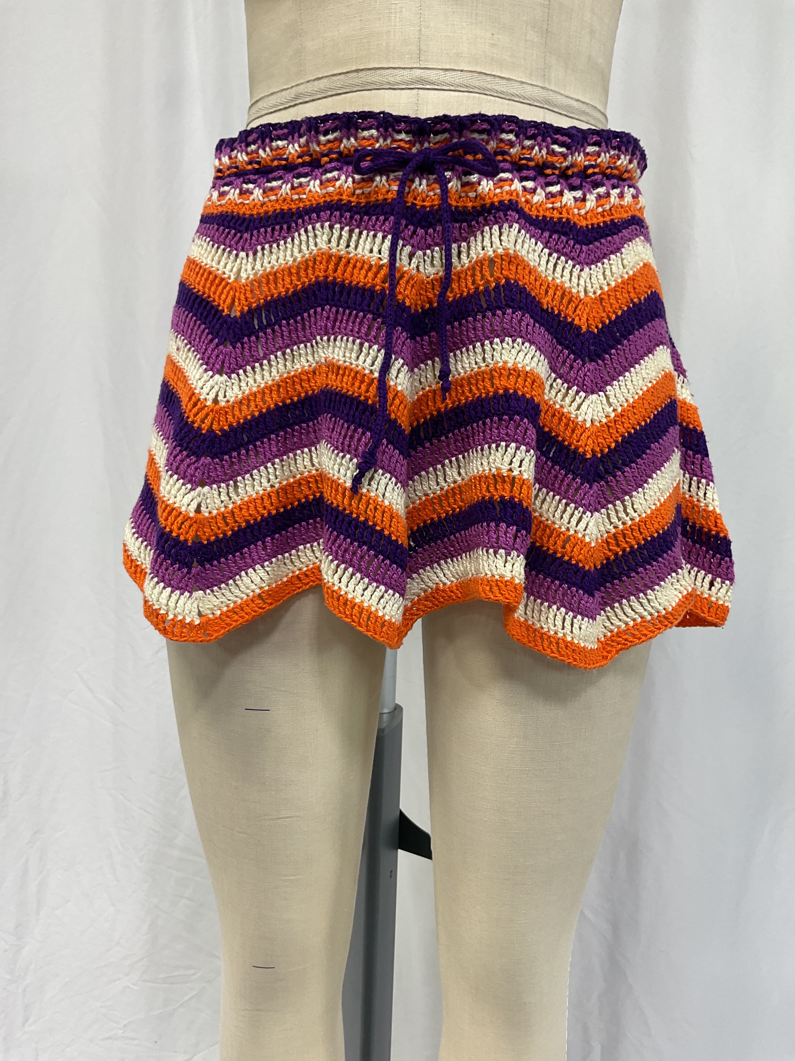 Teresa Crochet Mini Skirt In Multicolor - Image 3