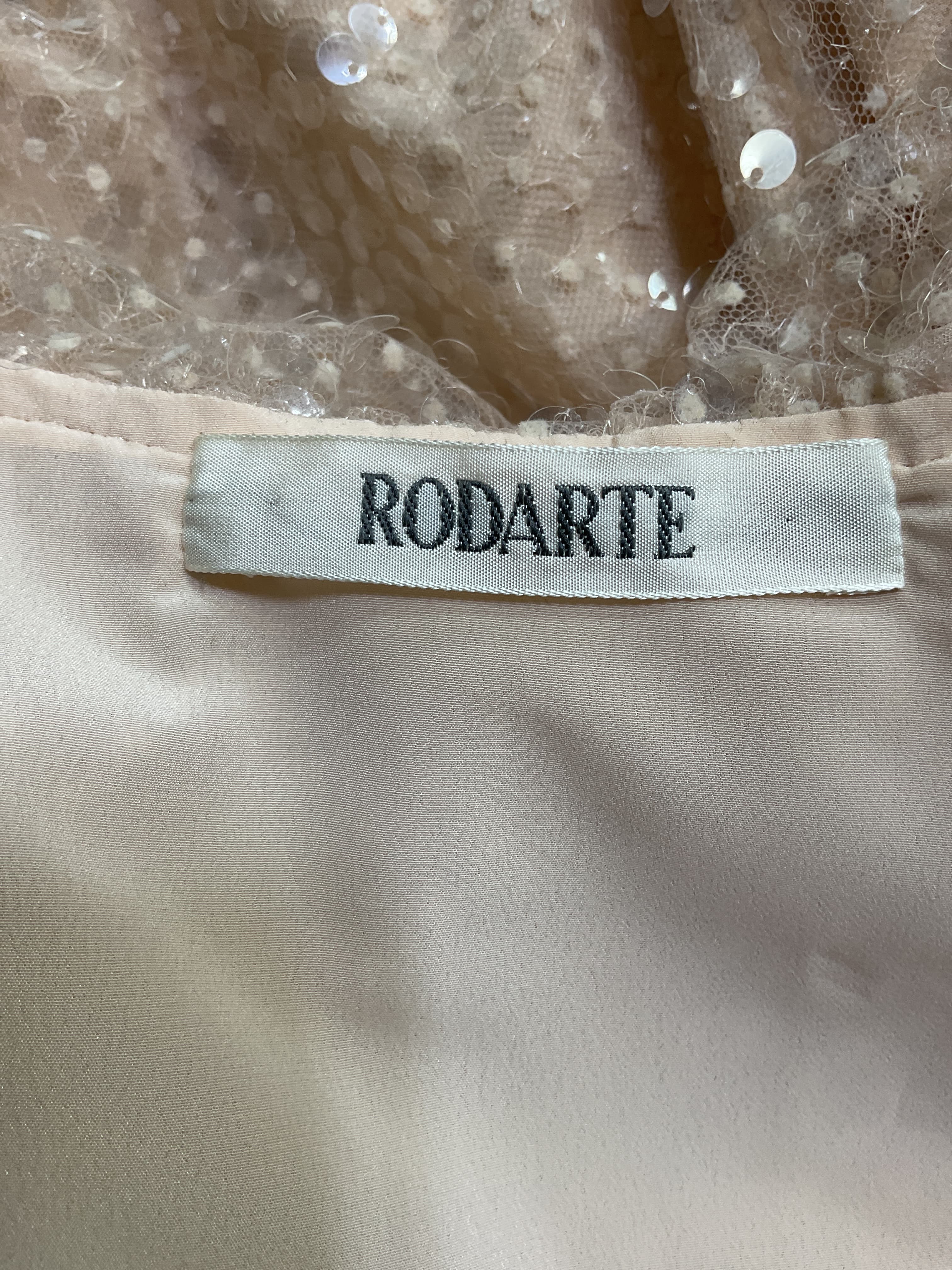 Ruffled Sequined Organza Blouse - Image 4