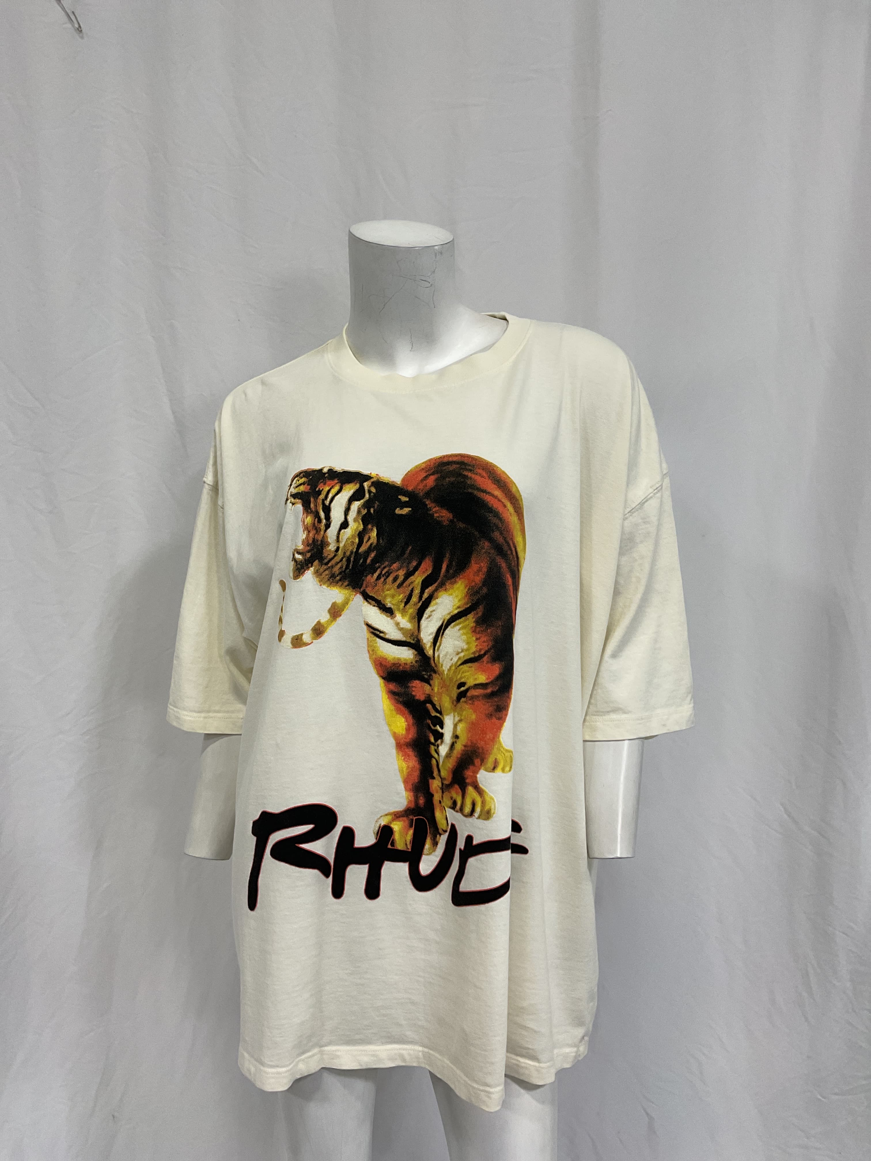 Tiger Tee In Vintage White - Image 3