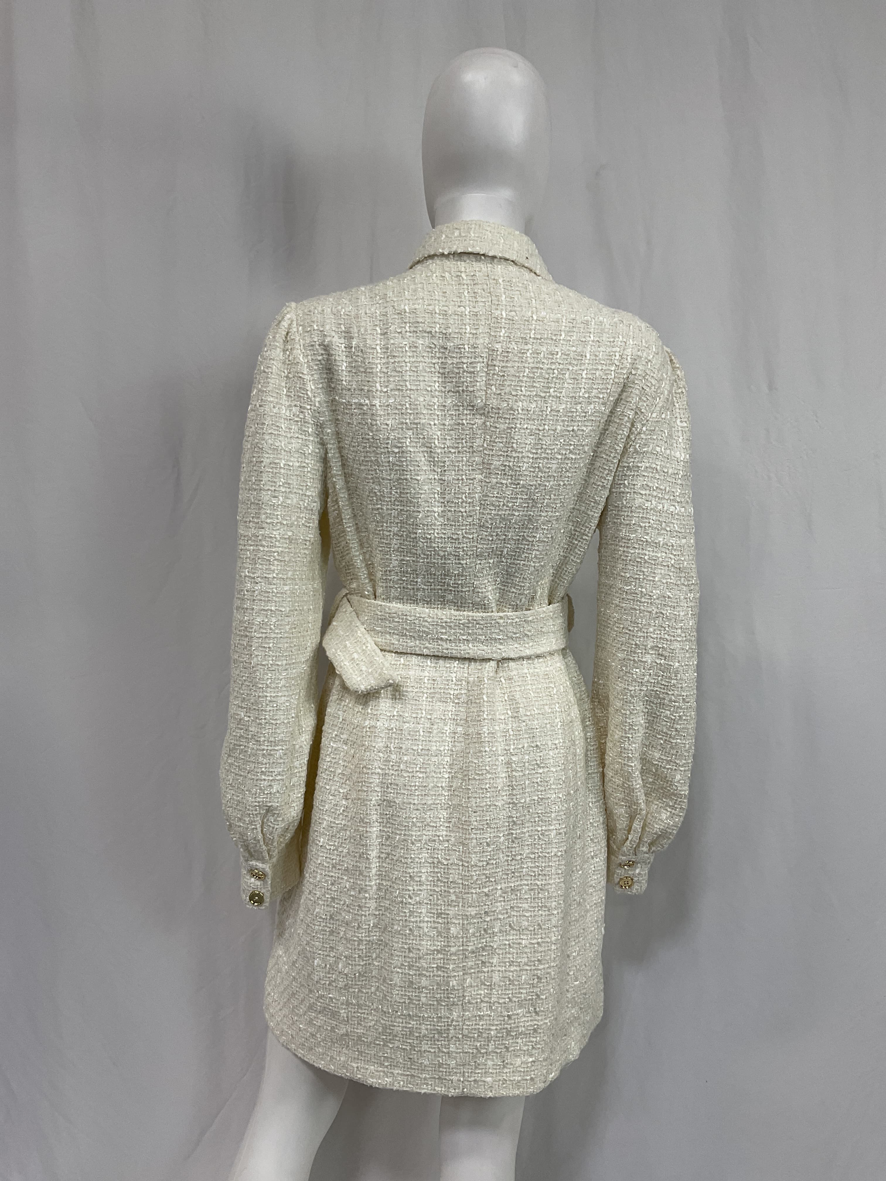 Aubrie Tweed Mini Dress - Image 3