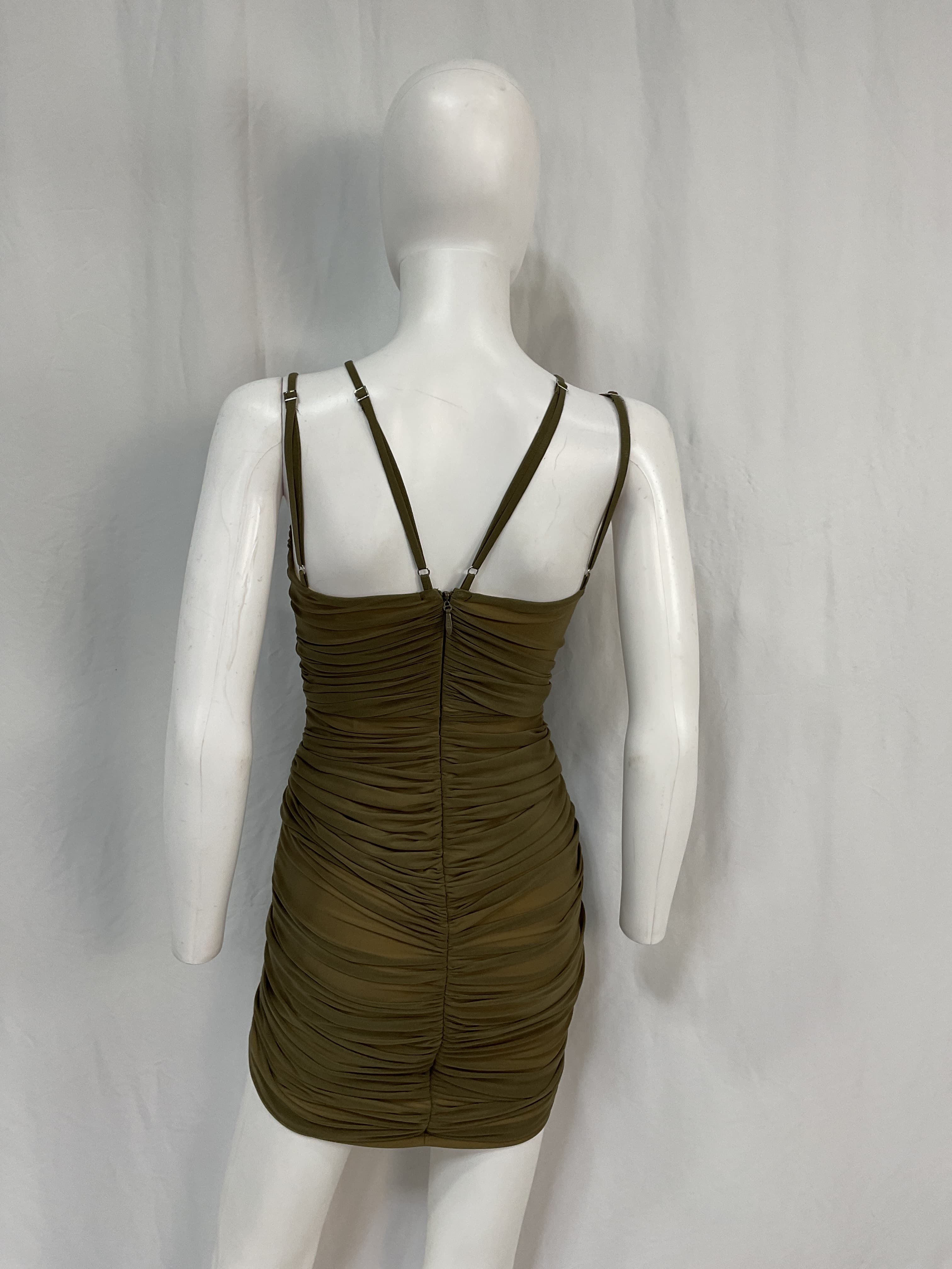 Michael Costello X Revolve Danika Mini Dress In Green - Image 3