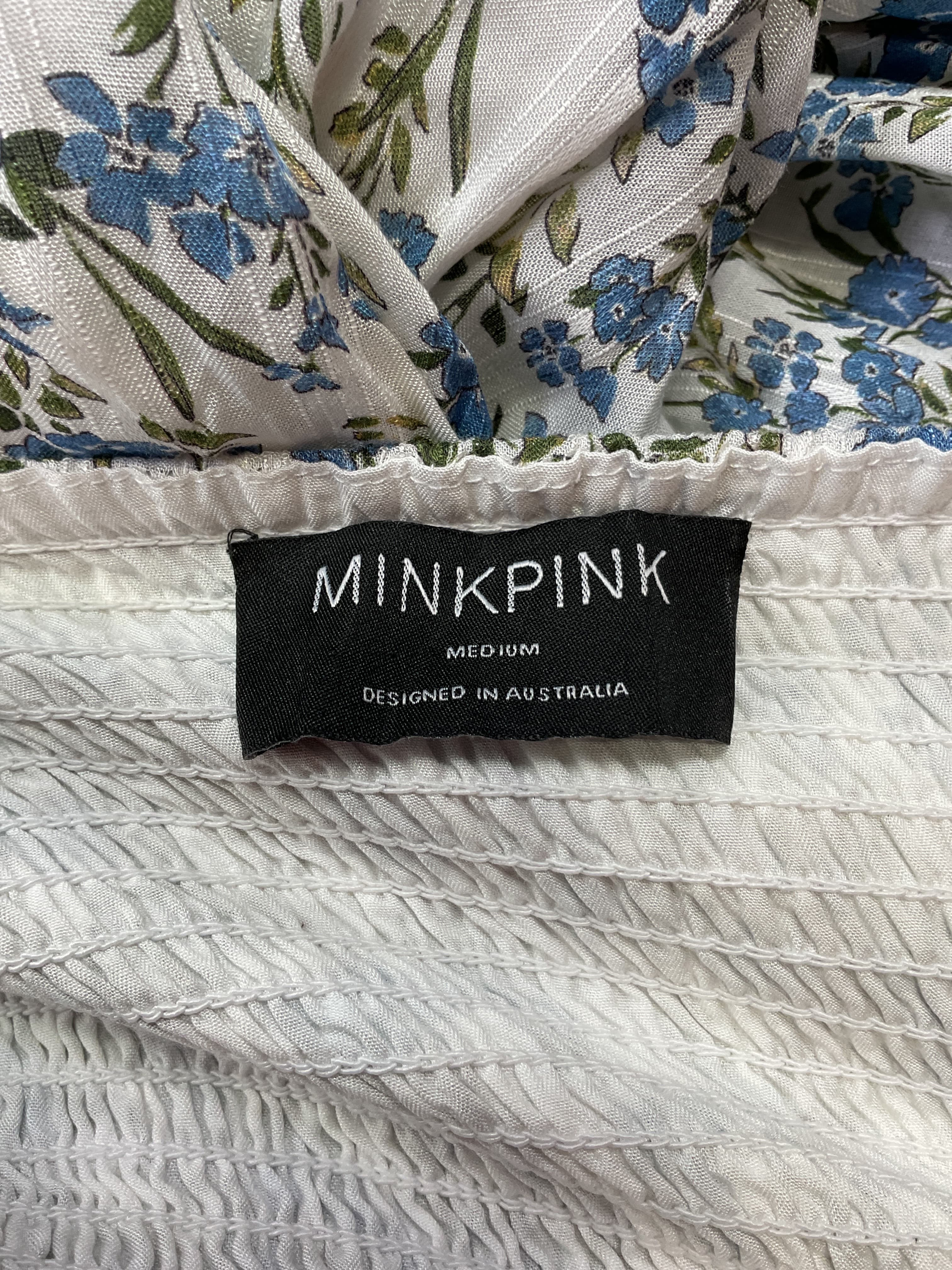 Juniper Midi Dress In Blue Floral - Image 4