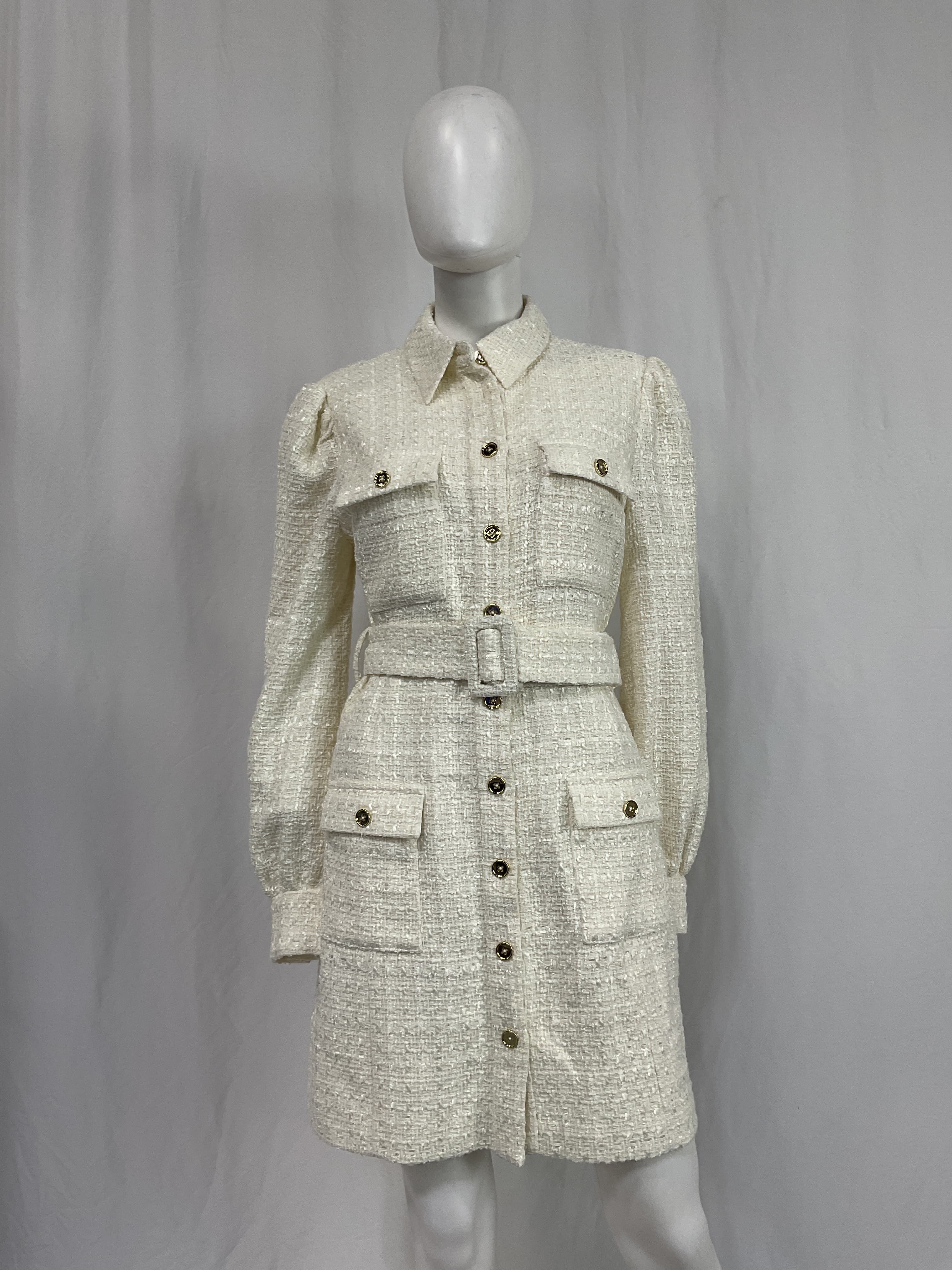 Aubrie Tweed Mini Dress - Image 2