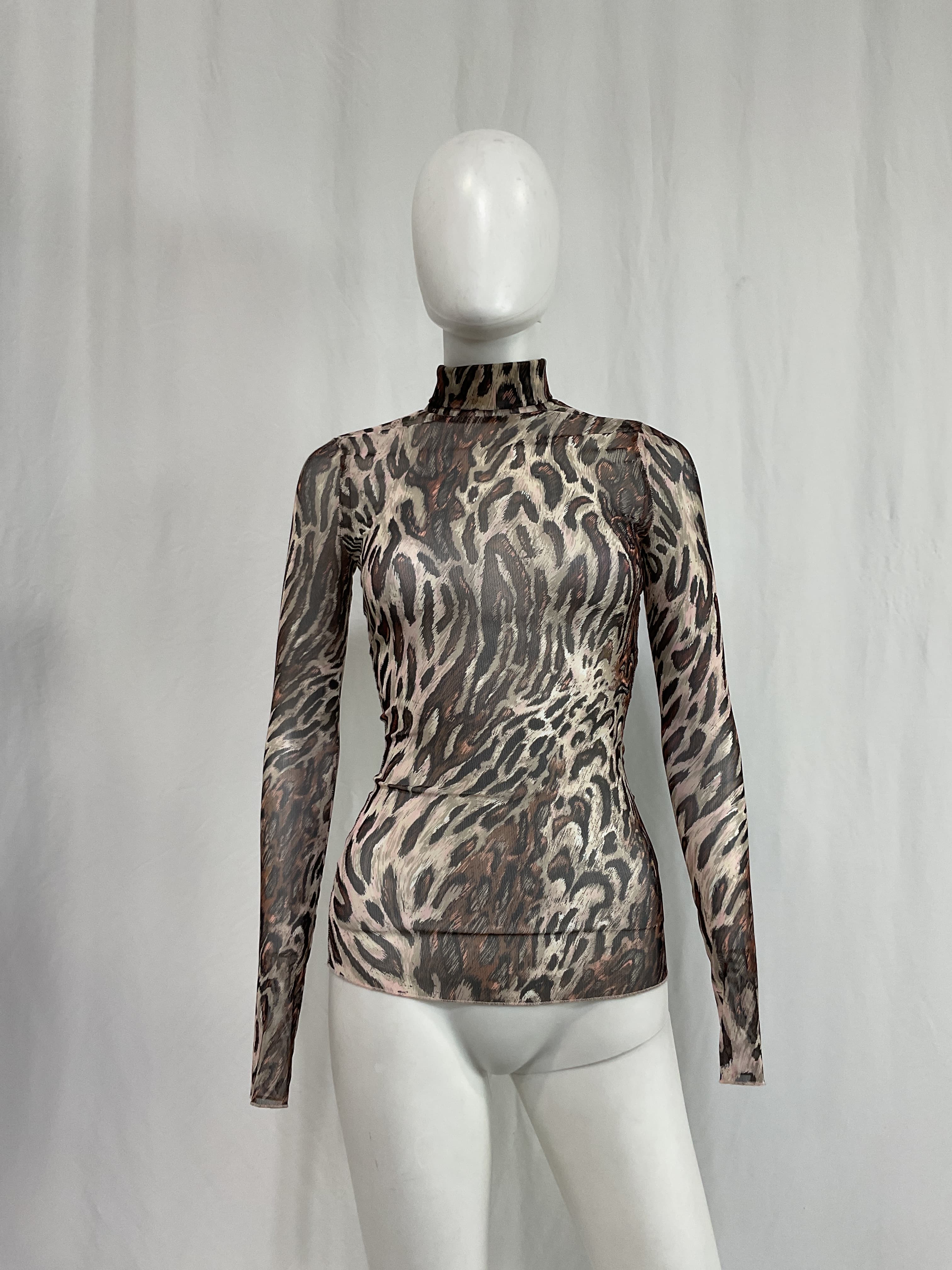 Asher Recycled Mesh Long Sleeve Top - Image 2
