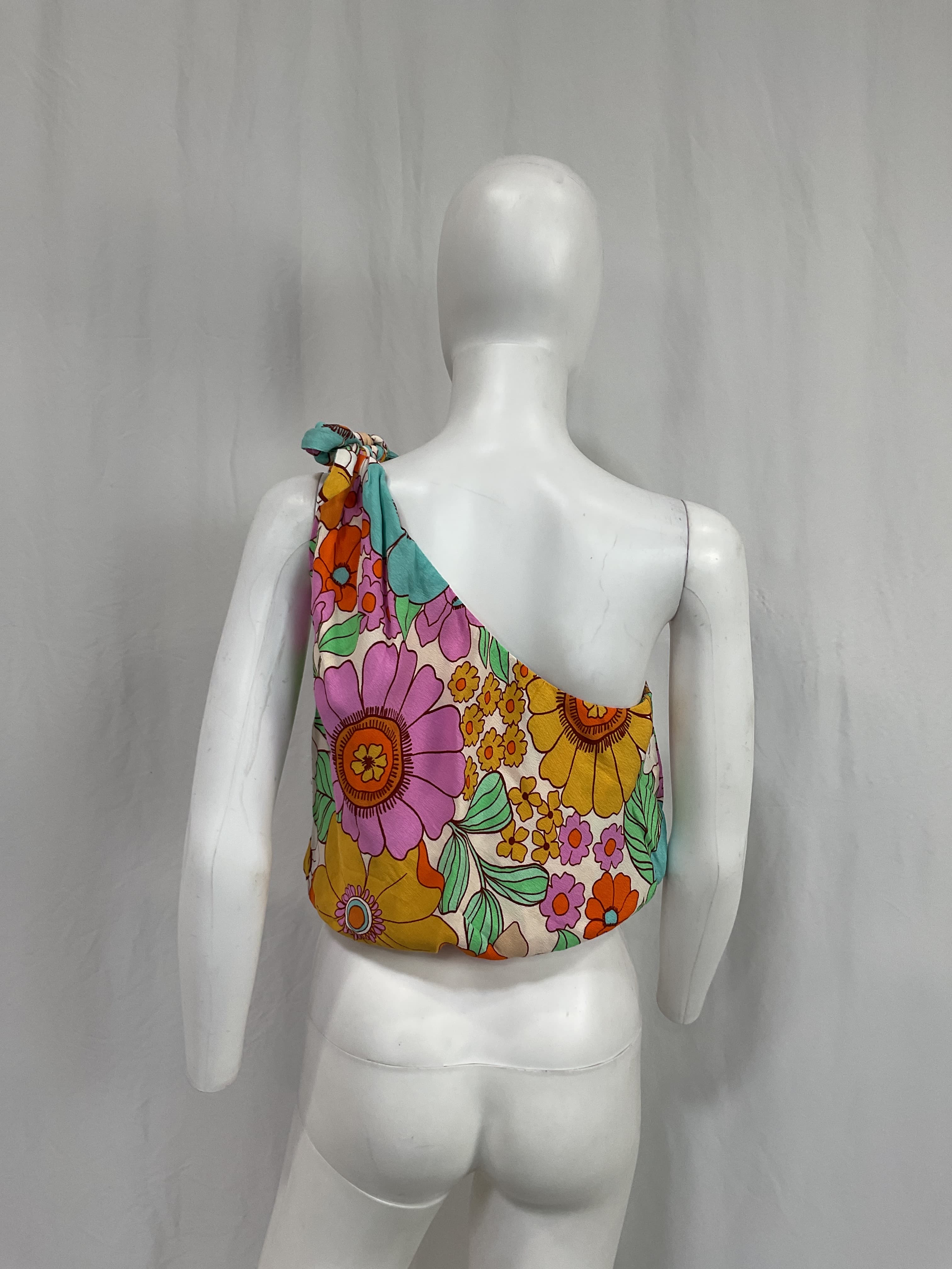 Heyday One Shoulder Top In Flower Market - Image 2