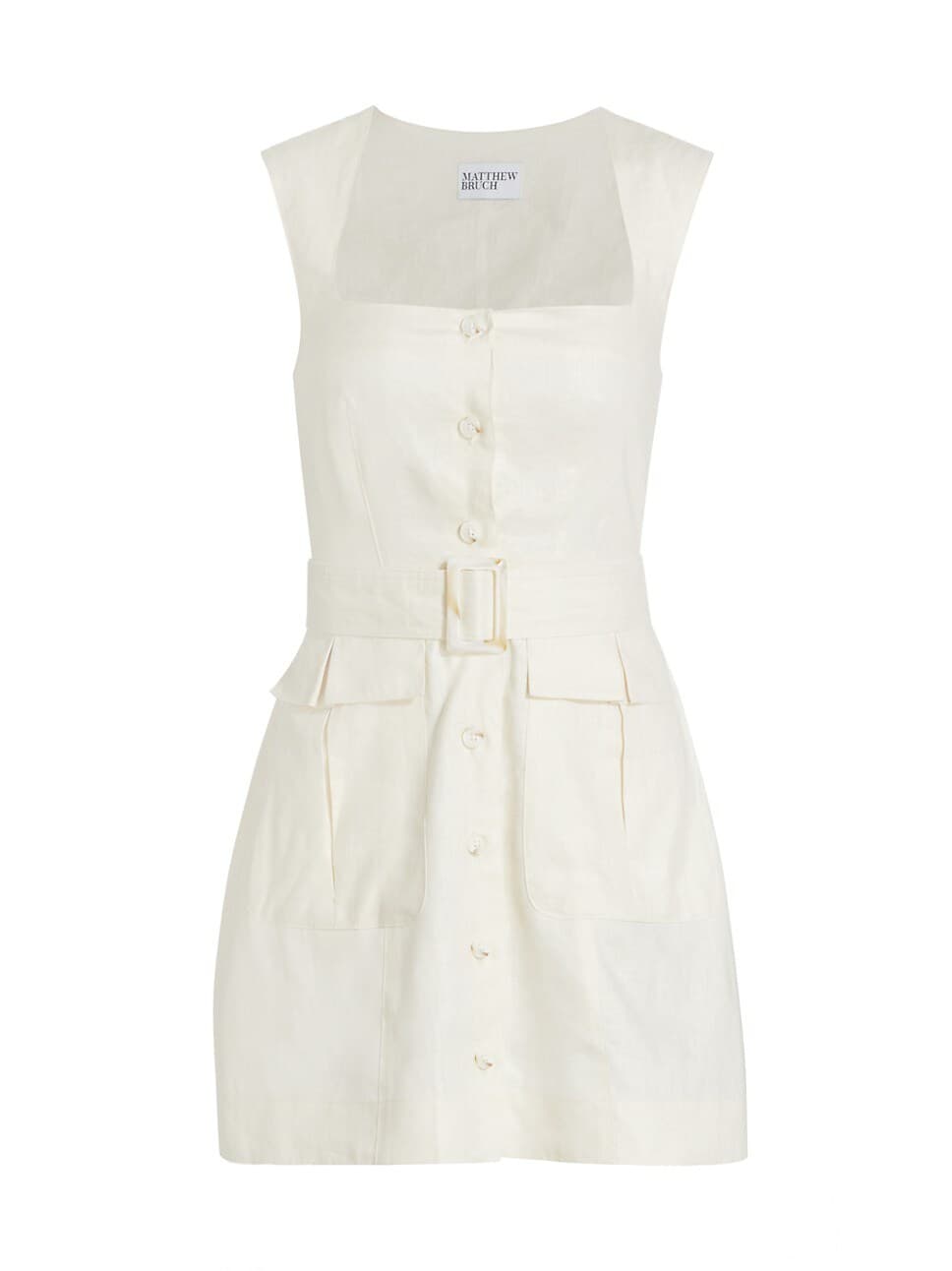 Matthew Bruch Apron Cargo Minidress - Image 1