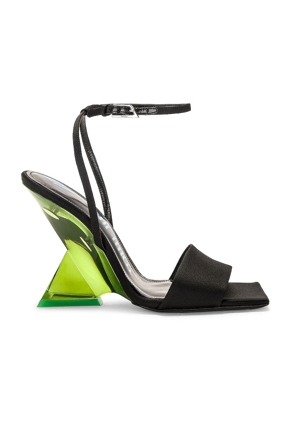 Cheope 105 Sandal In Black & Green - Image 1