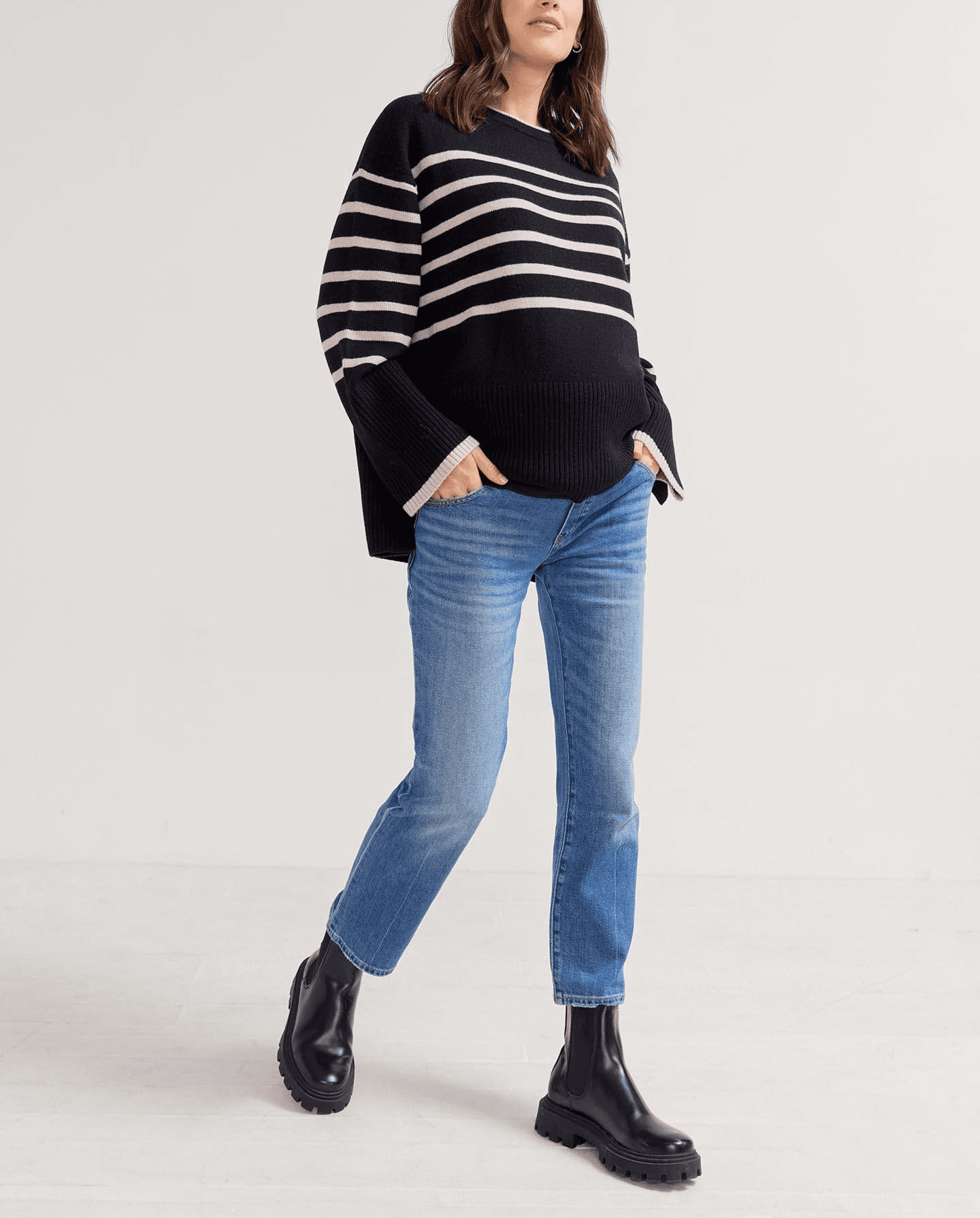 The Over The Bump Straight Maternity Jean - Image 1
