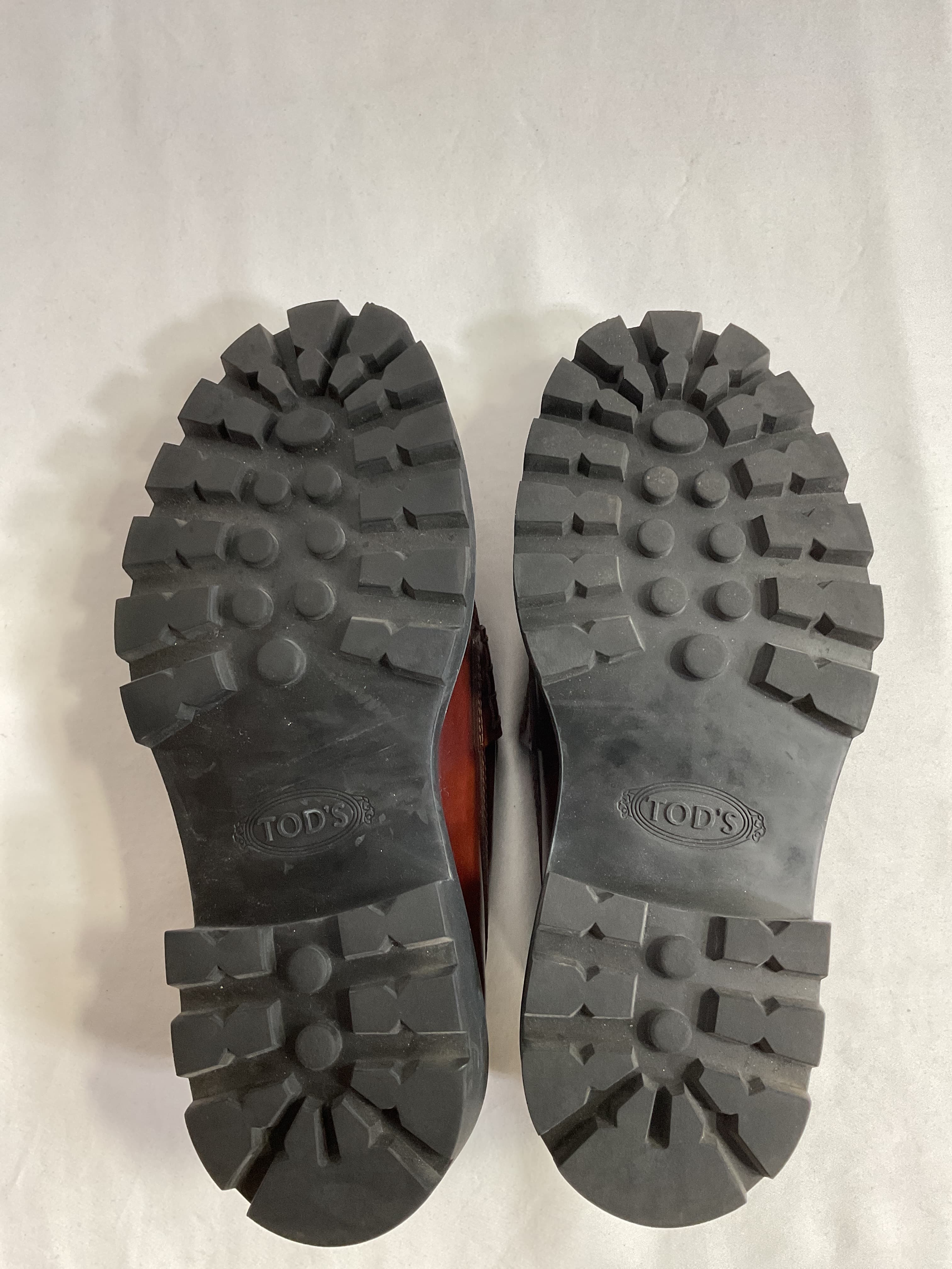 Gomma Pesante Leather Lug-Sole Penny Loafers - Image 3