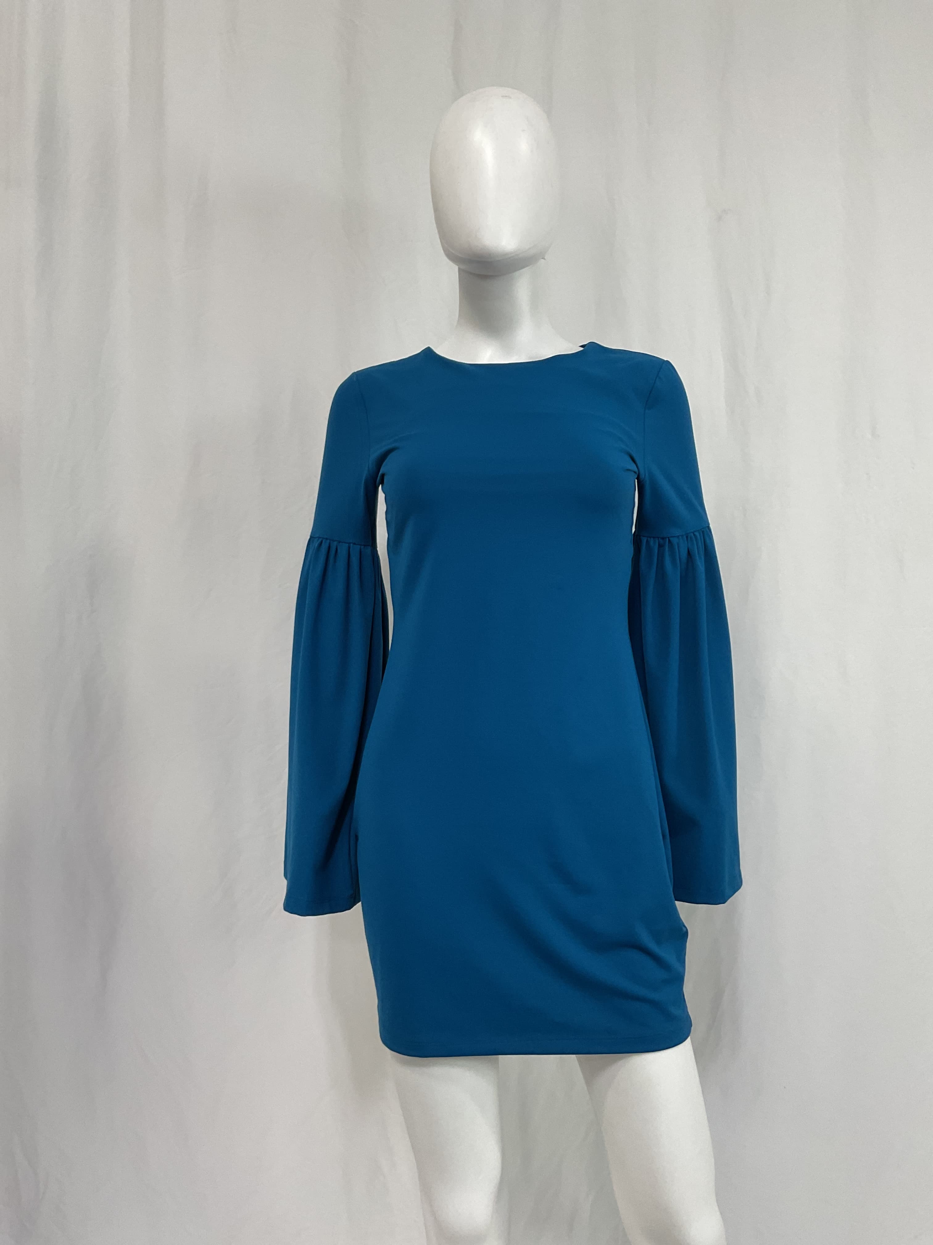 Bell Sleeve Mini Dress - Image 2