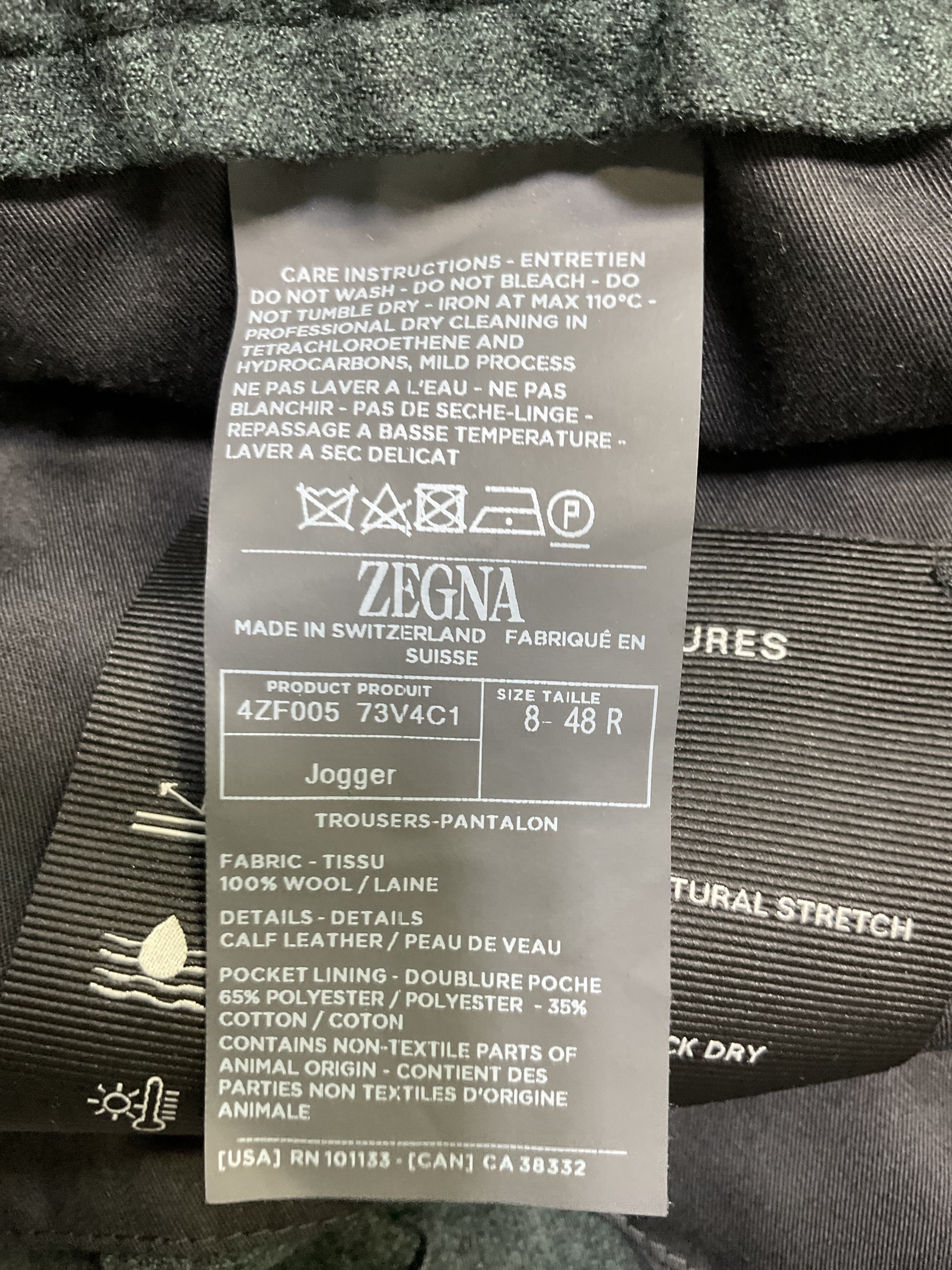 Techmerino Wash & Go Joggers In Medium Grey - Image 4