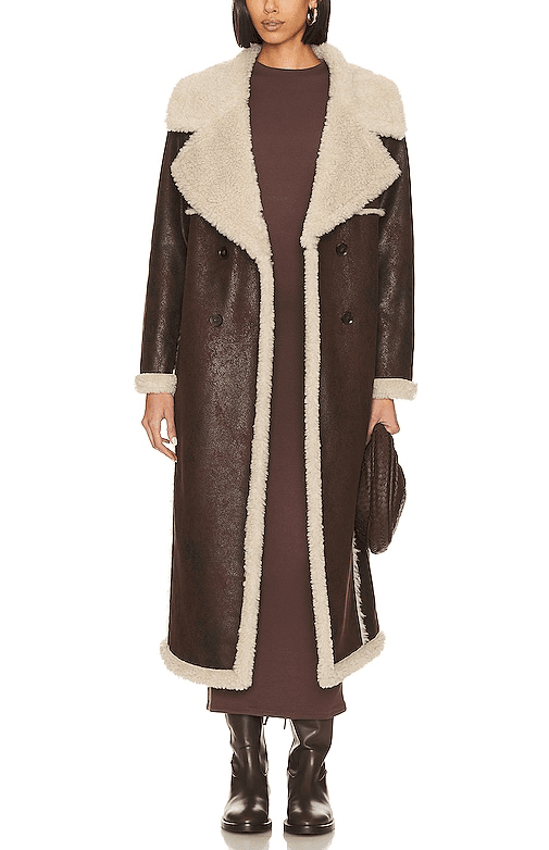 Jetz Coat In Choco Brown - Image 1
