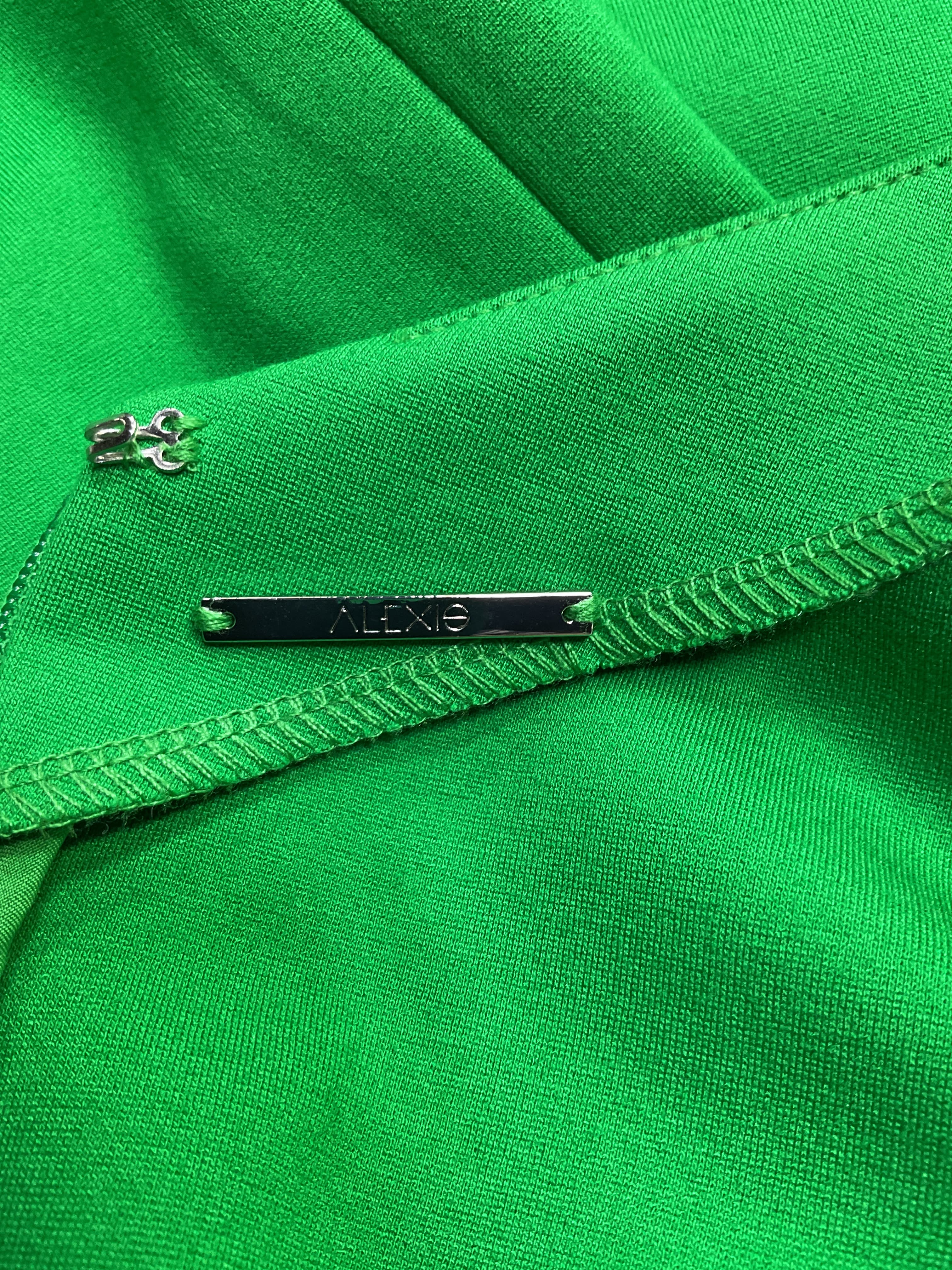 Royale Dress In Jade - Image 4