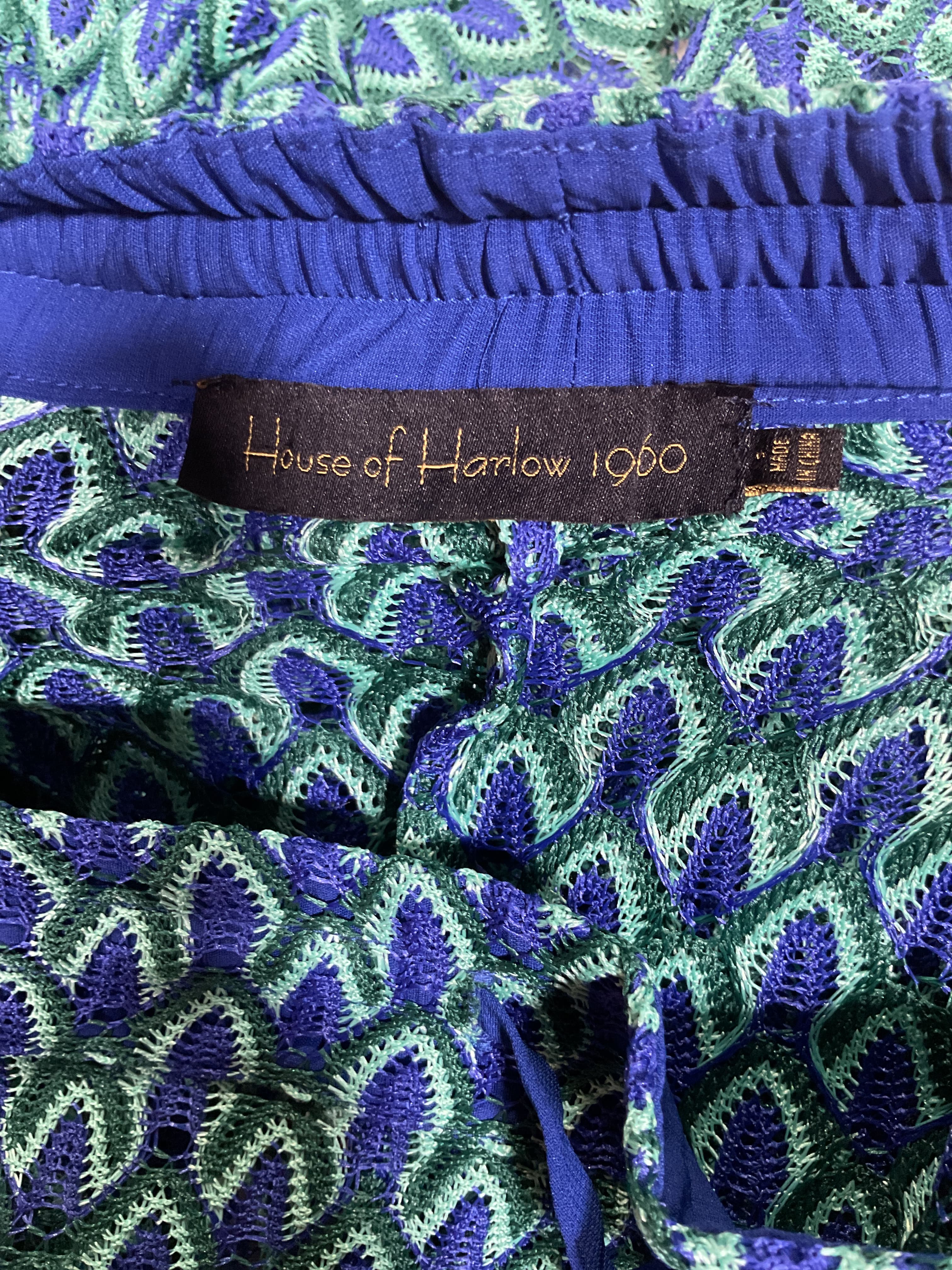 House Of Harlow 1960 X Revolve Saskia Pant In Blue Multi - Image 2