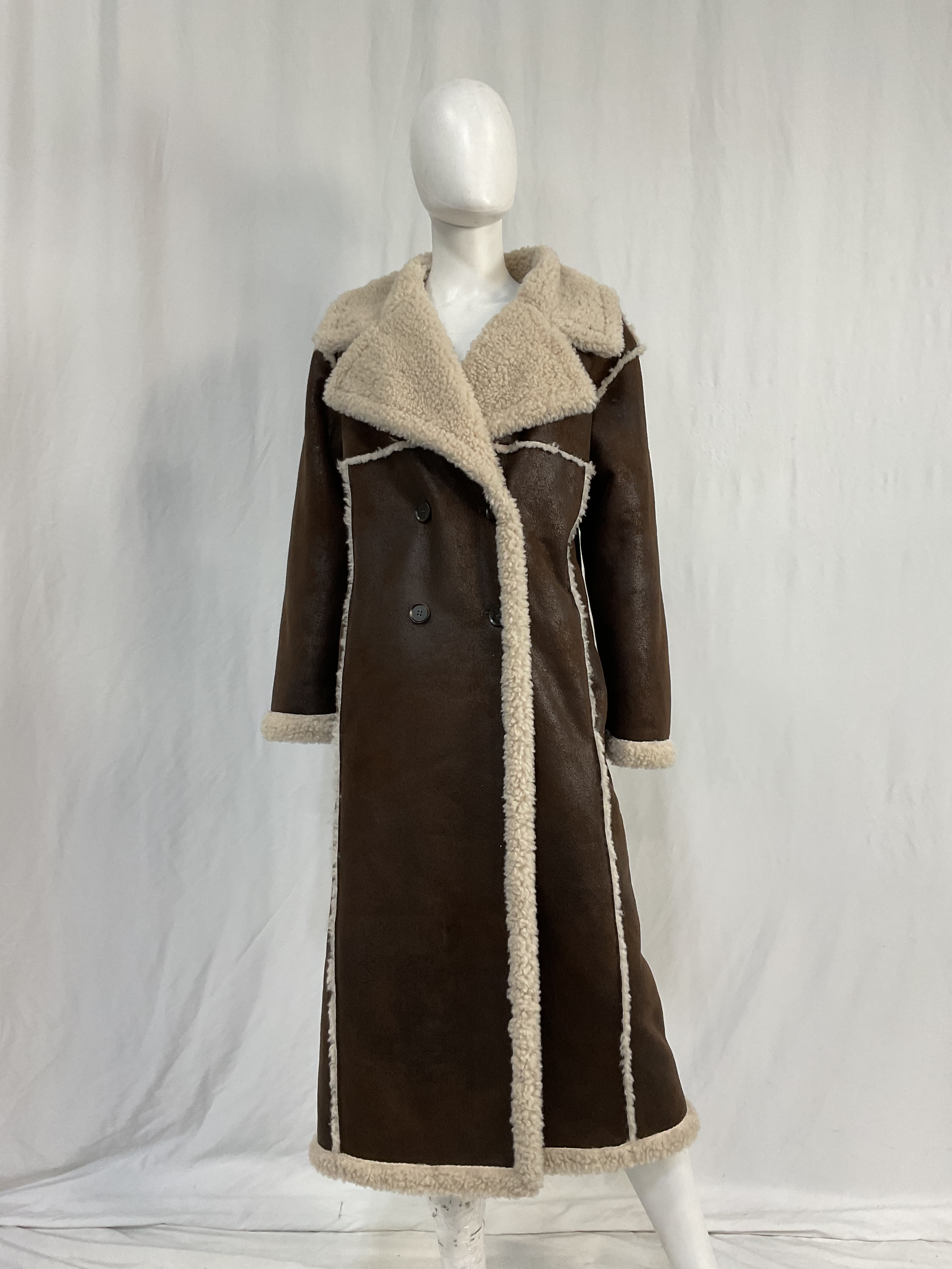 Jetz Coat In Choco Brown - Image 3