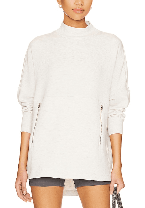 Bay Sweater In Ivory Marl - Image 1
