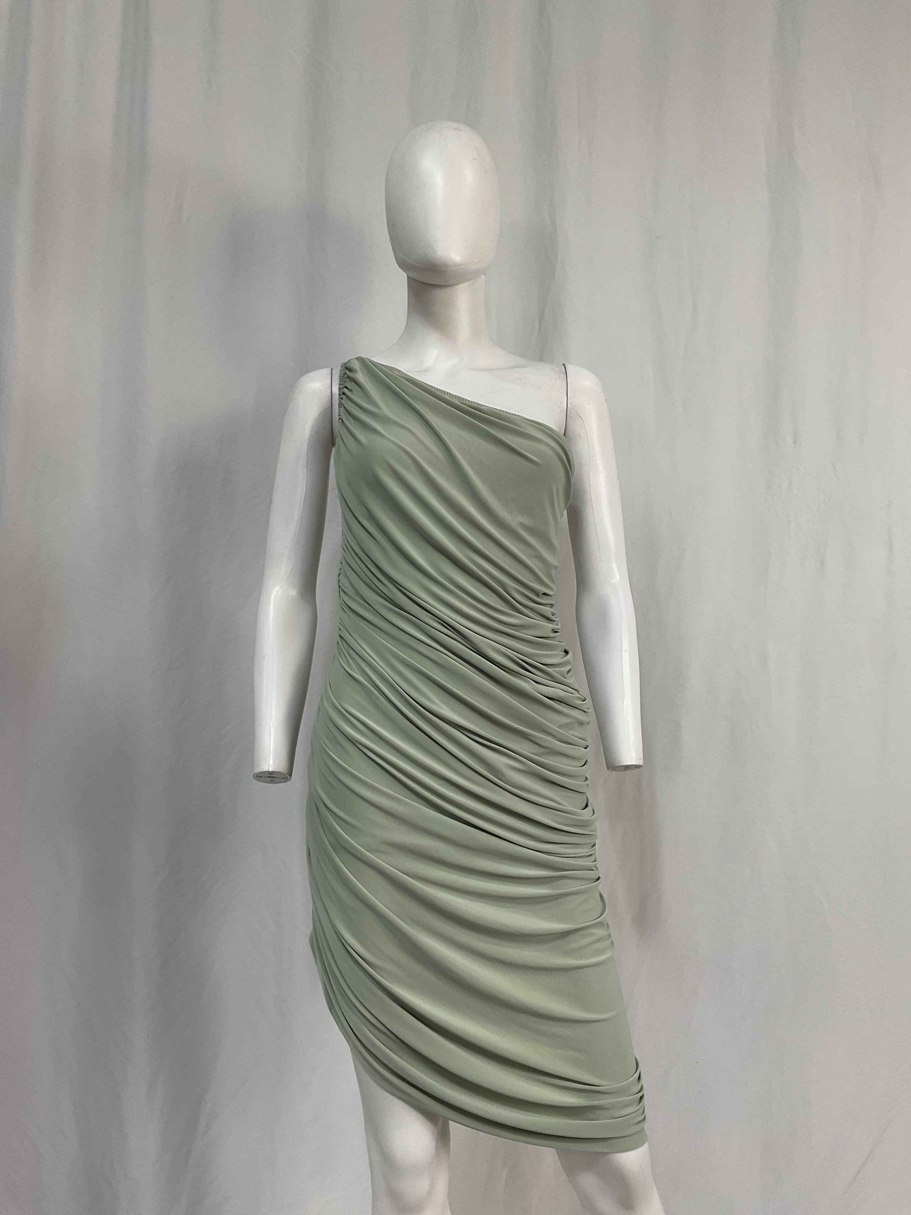 Pickleball Diana Mini Dress In Dried Sage - Image 3