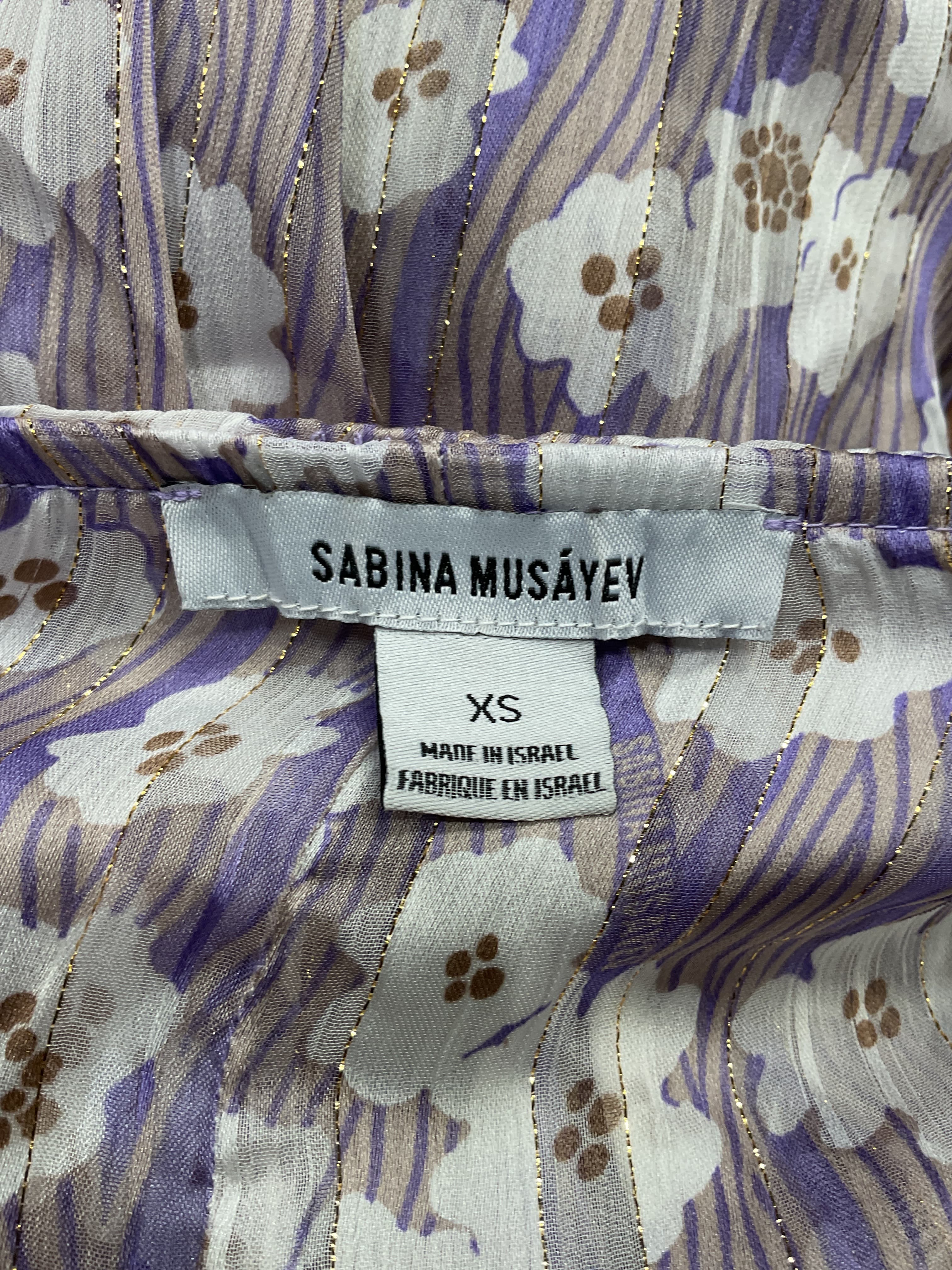 Astrid Dress In Lilac Print - Image 4