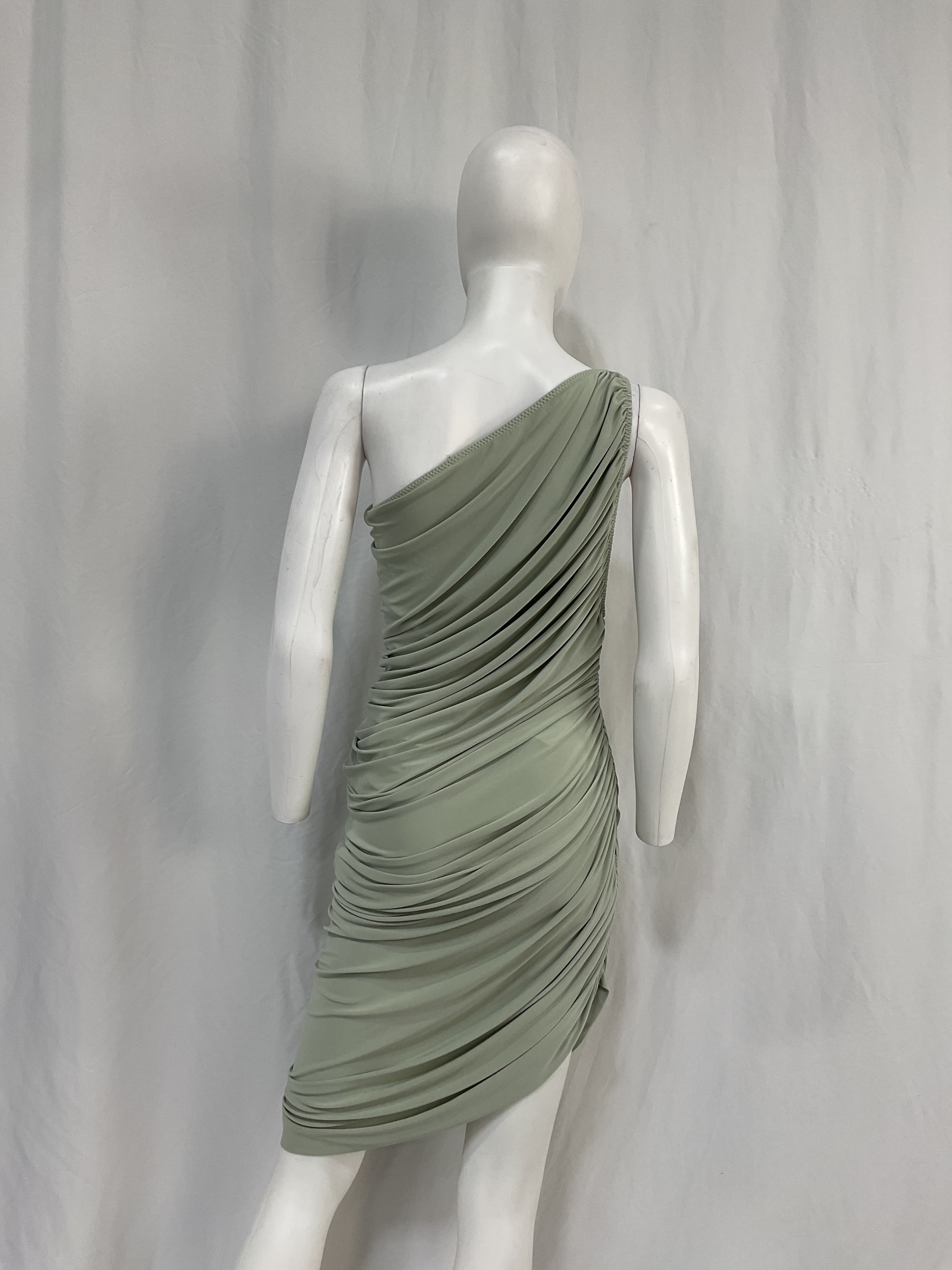 Pickleball Diana Mini Dress In Dried Sage - Image 2