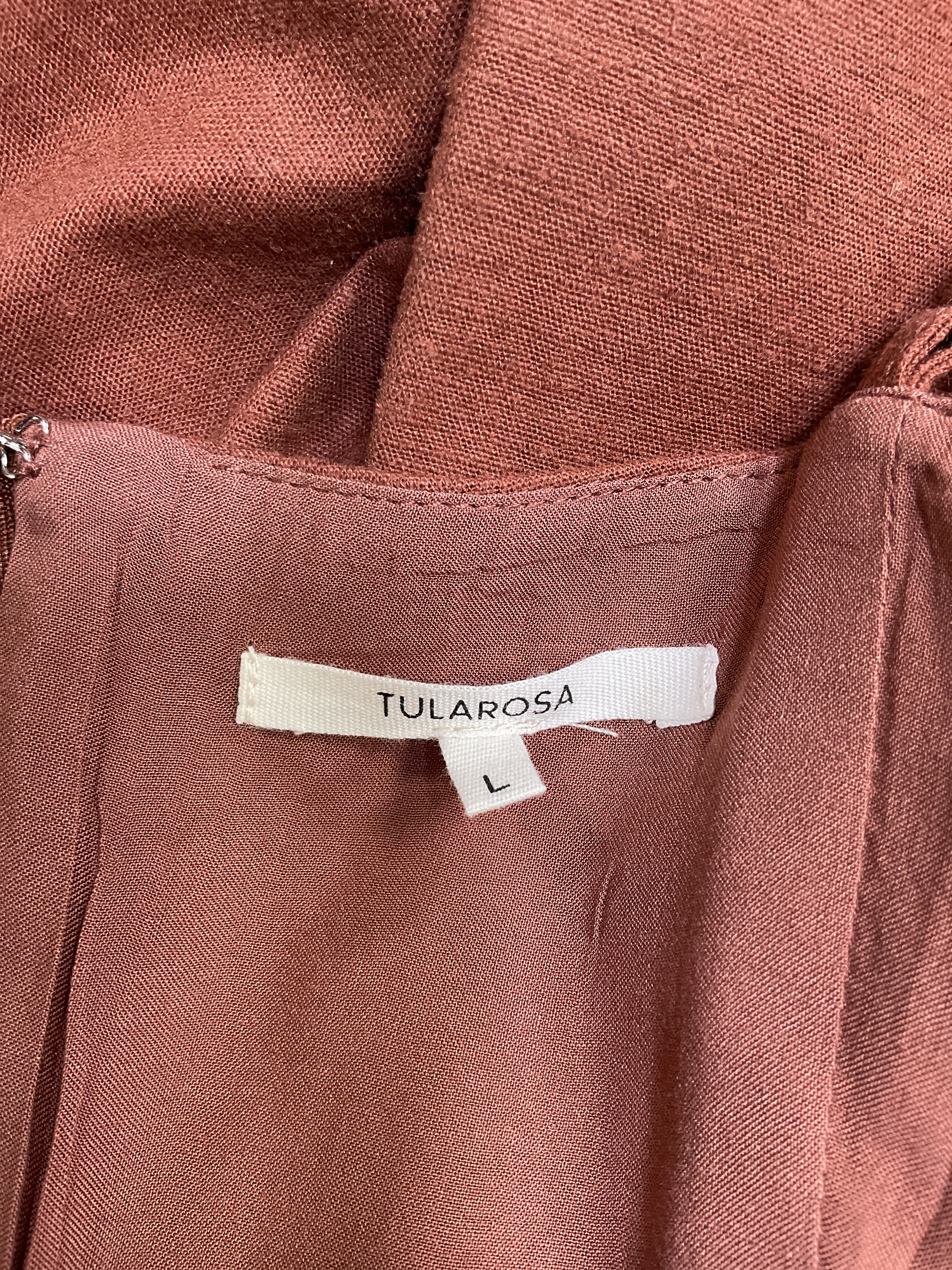 Lexi Midi Dress In Chocolate Brown - Image 3