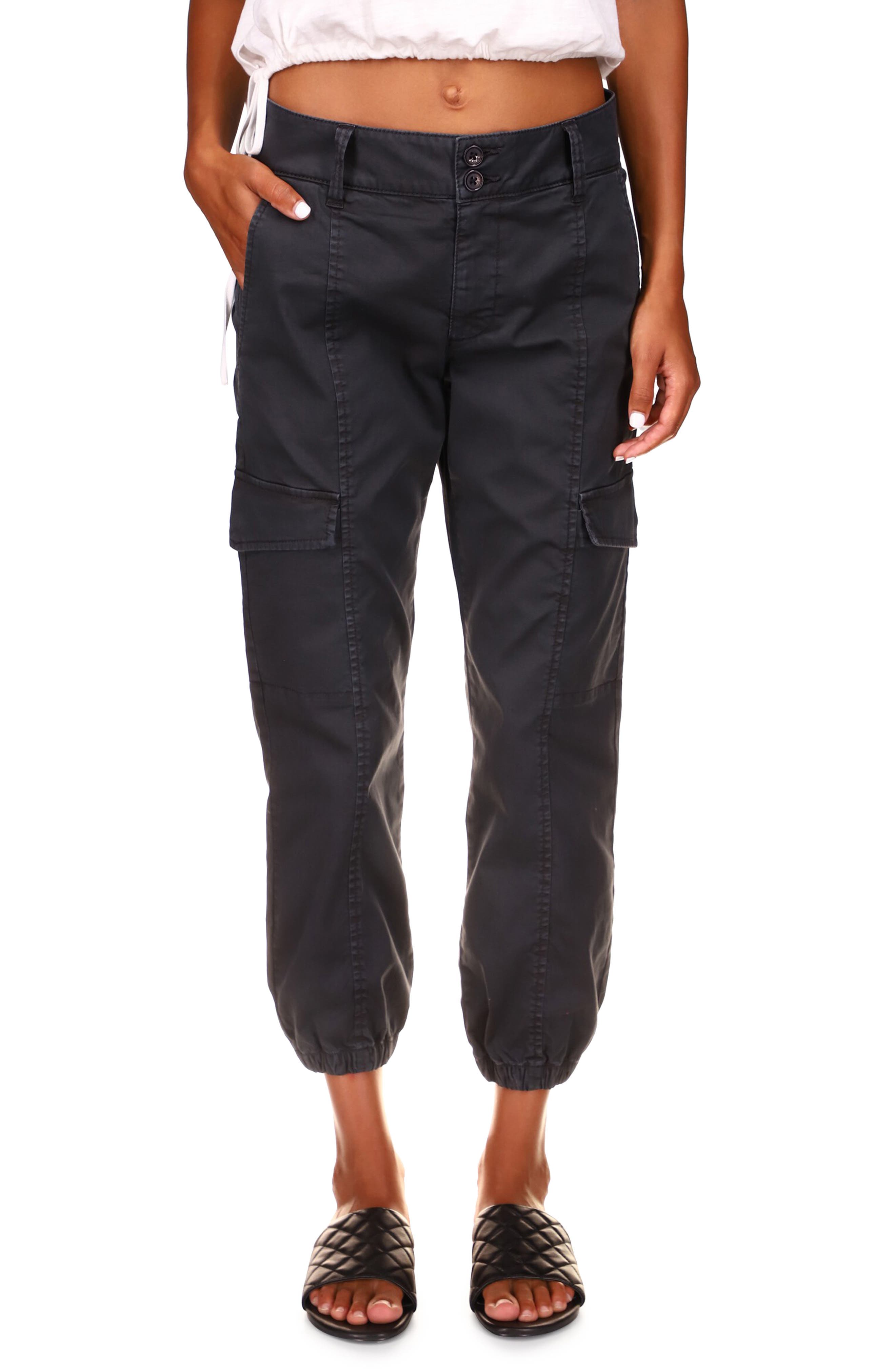 Rebel Crop Stretch Cotton Pants - Image 1