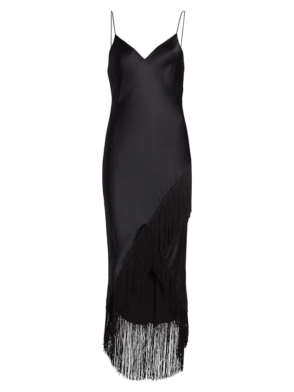 Dennis Fringe & Silk Dress - Image 1