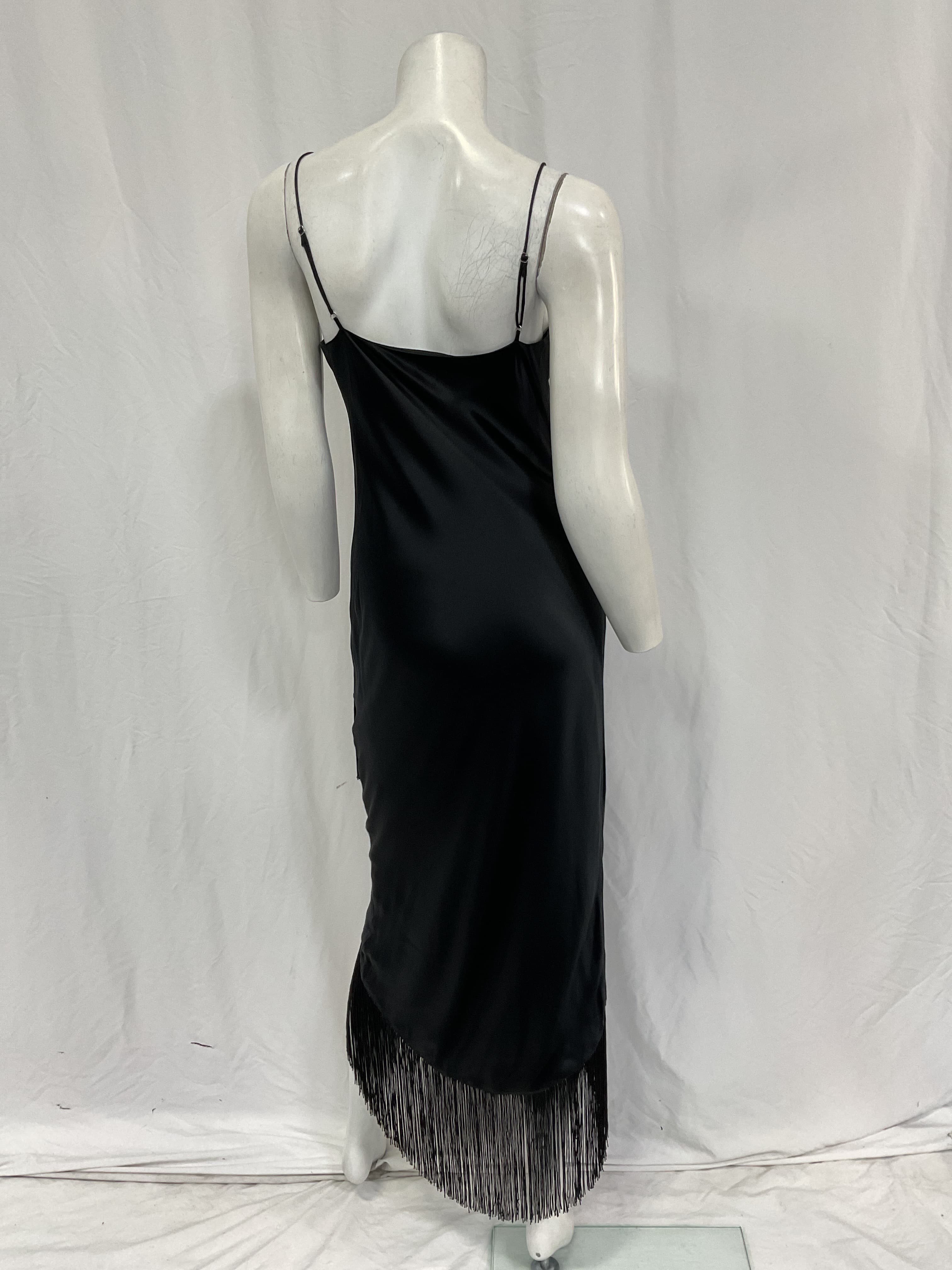 Dennis Fringe & Silk Dress - Image 3