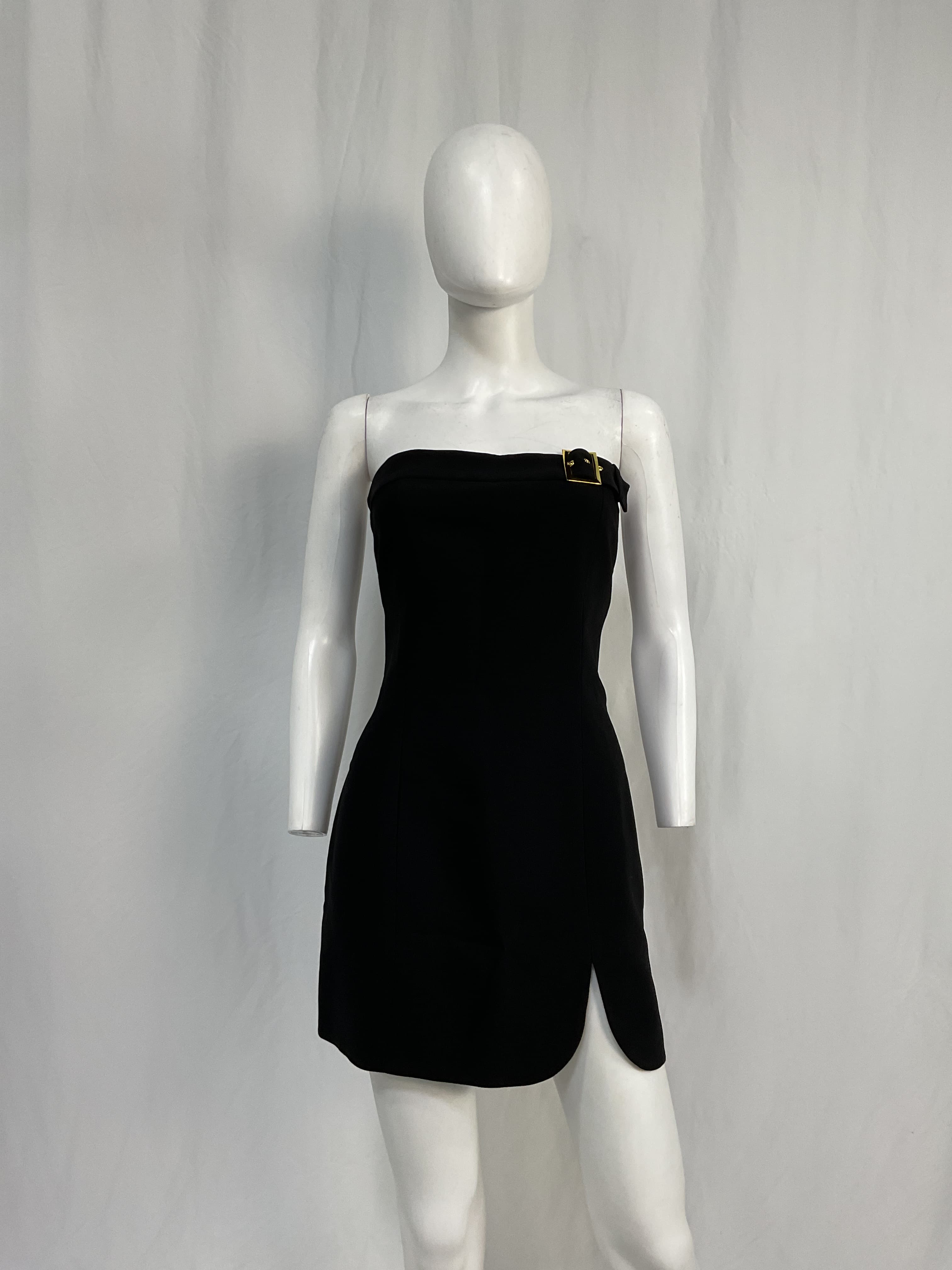 Edison Mini Dress In Black - Image 2