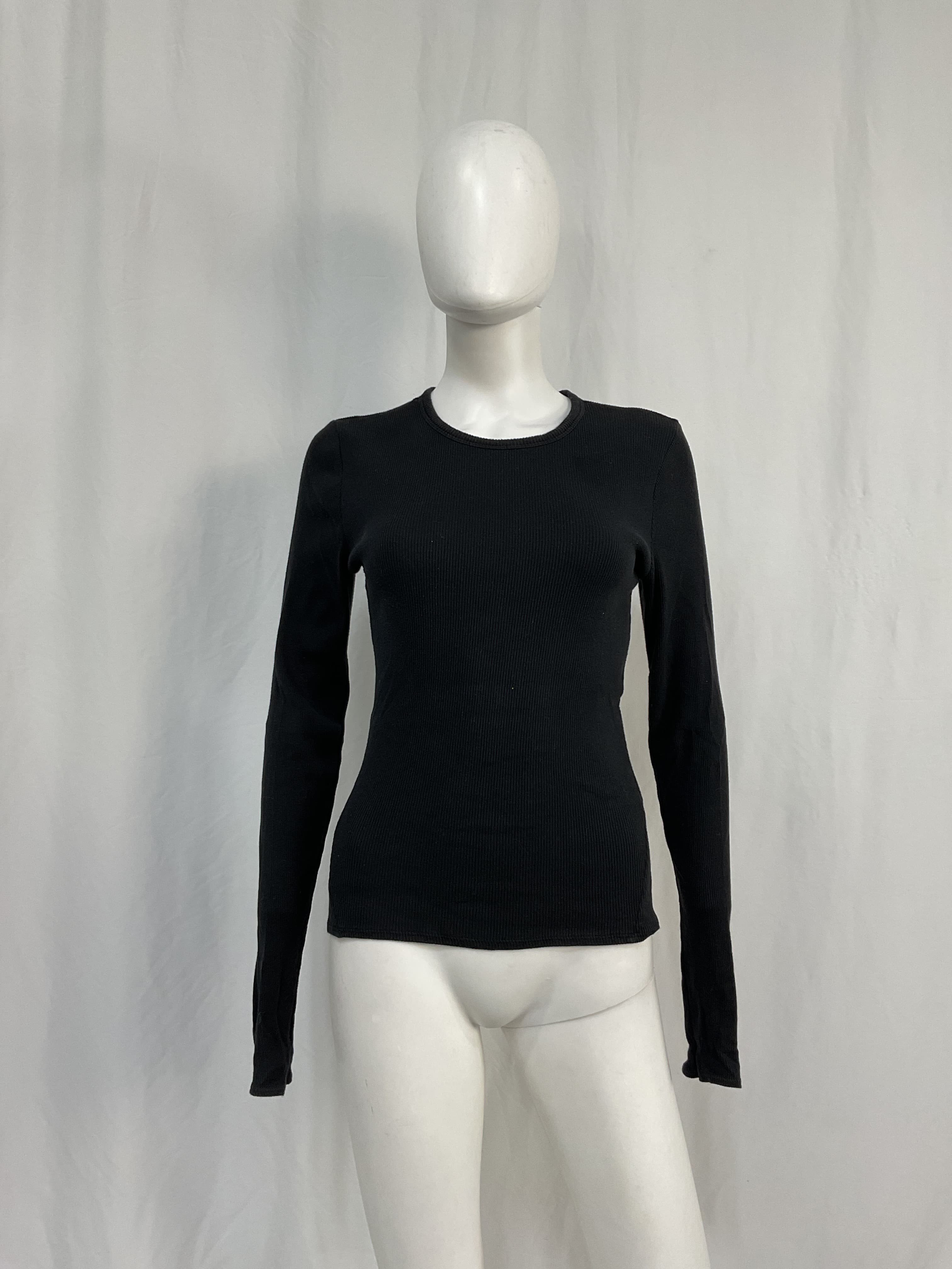 Essential Rib Long Sleeve Tee - Image 3