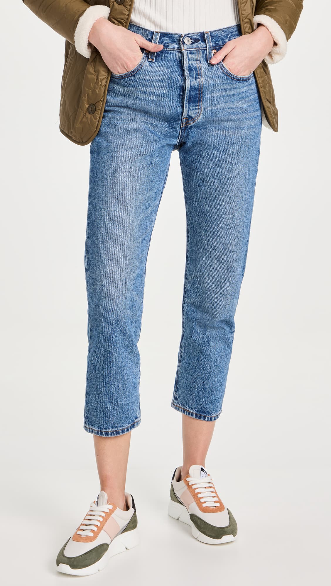 501 Crop Jeans - Image 1