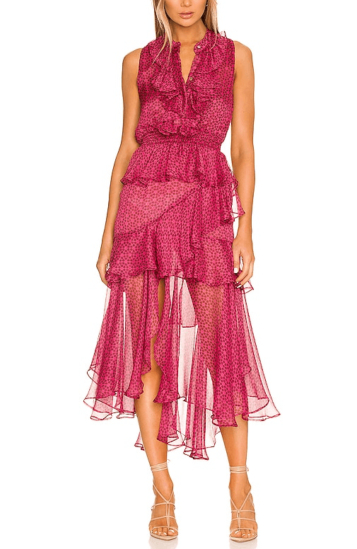 Misa Los Angeles X Revolve Ilona Dress In Cardinal Tile - Image 1