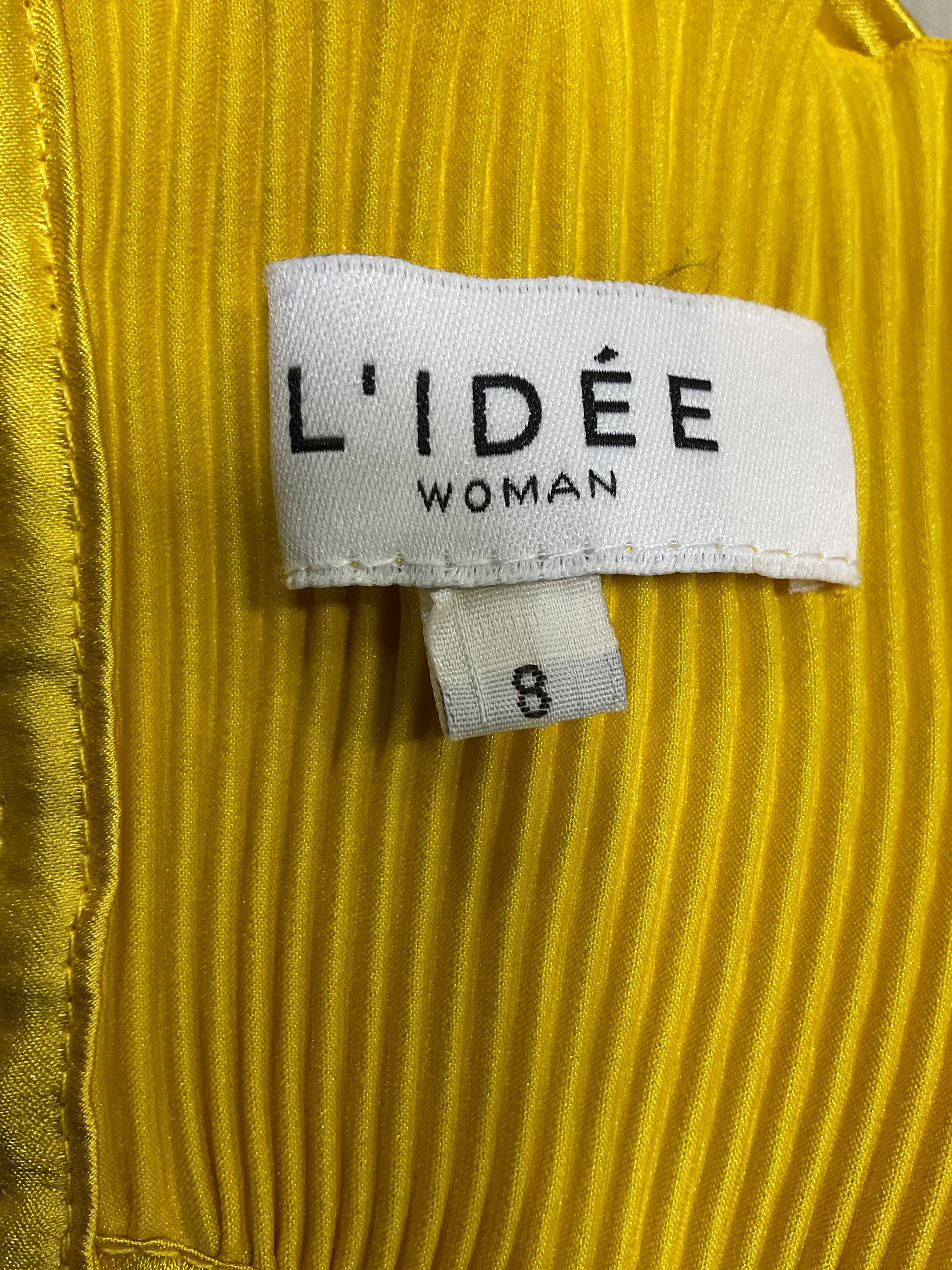 Soire Gisele Midi Dress In Canary - Image 4
