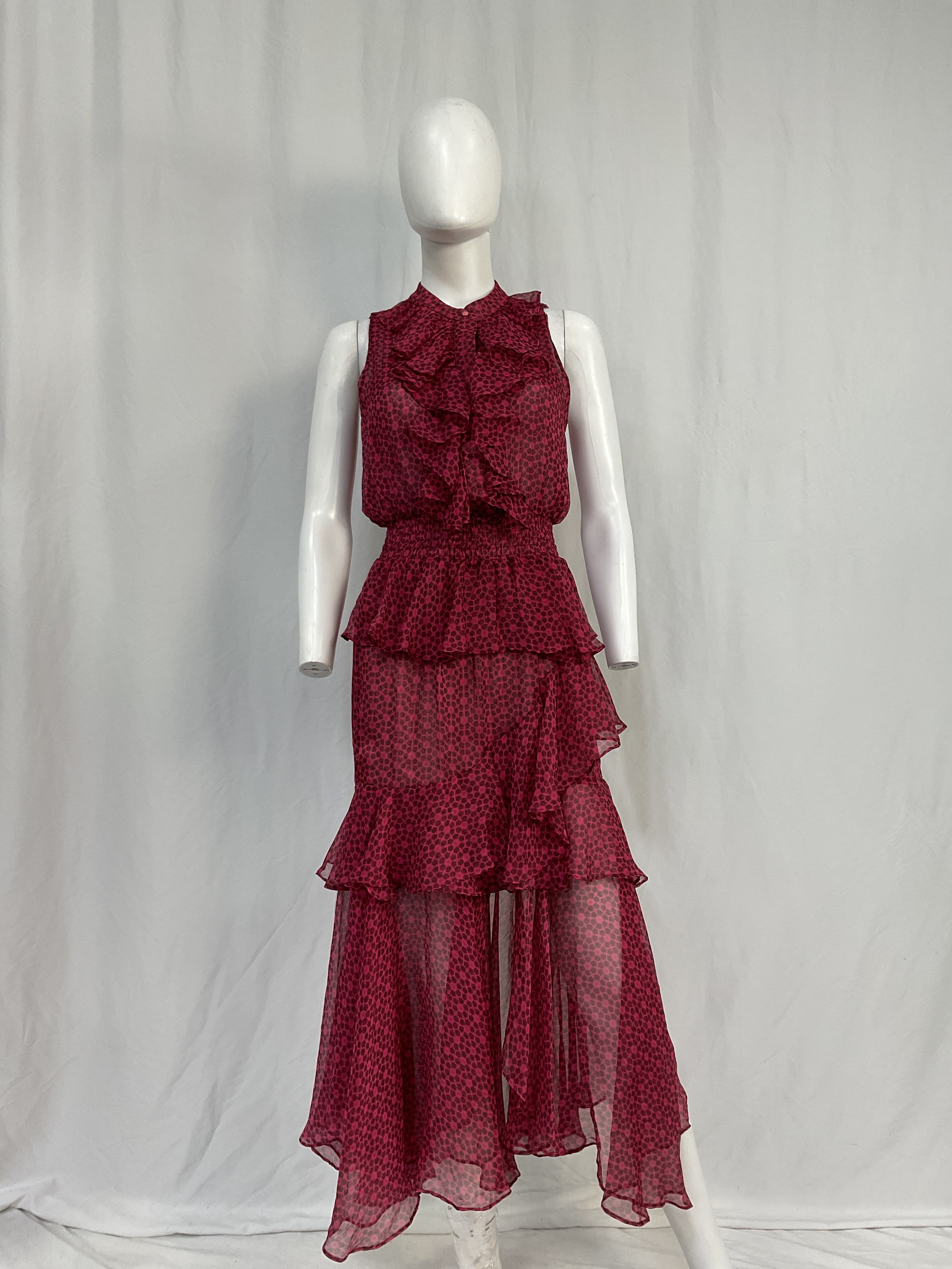 Misa Los Angeles X Revolve Ilona Dress In Cardinal Tile - Image 3