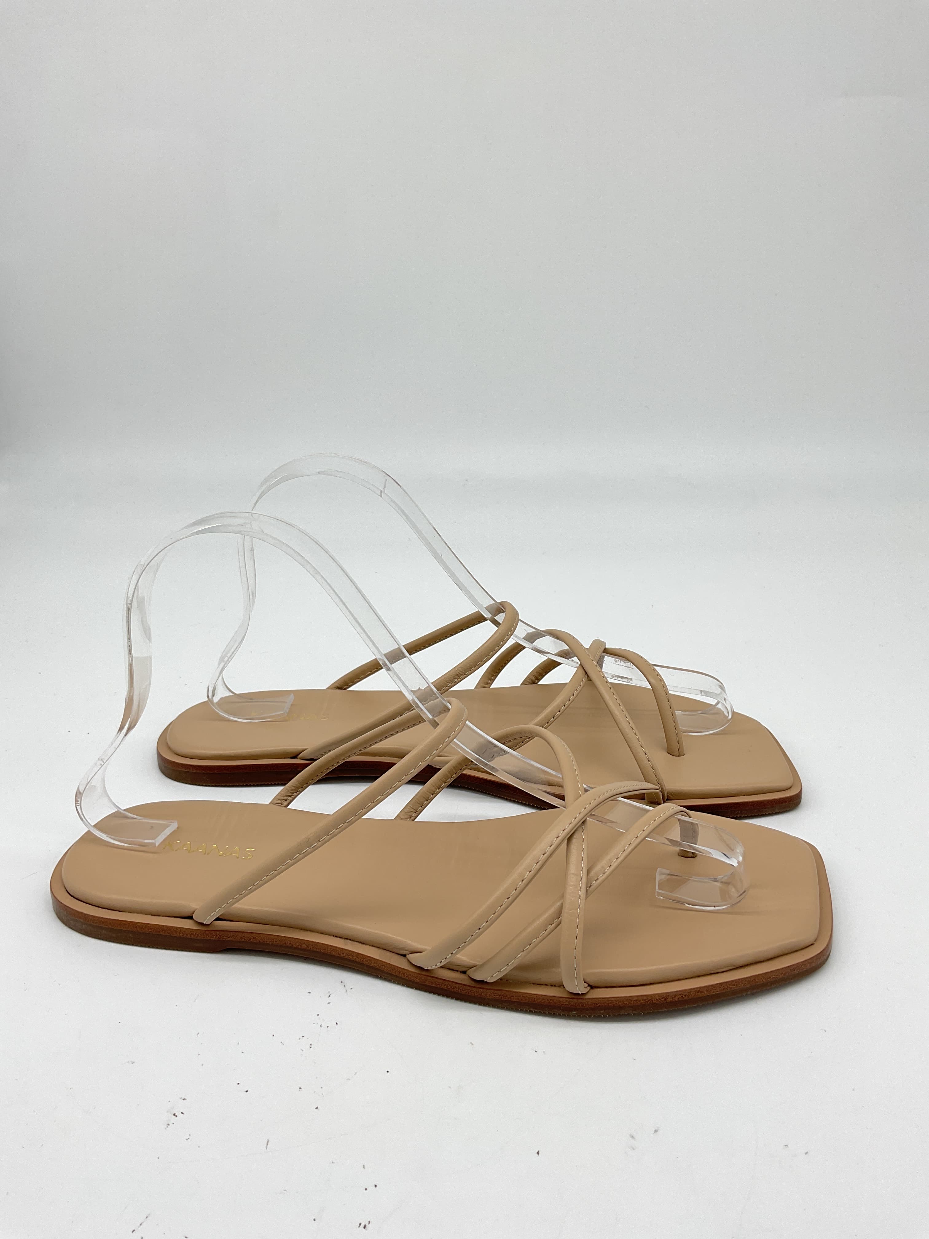 Kapok Slide Sandal In Beige - Image 4