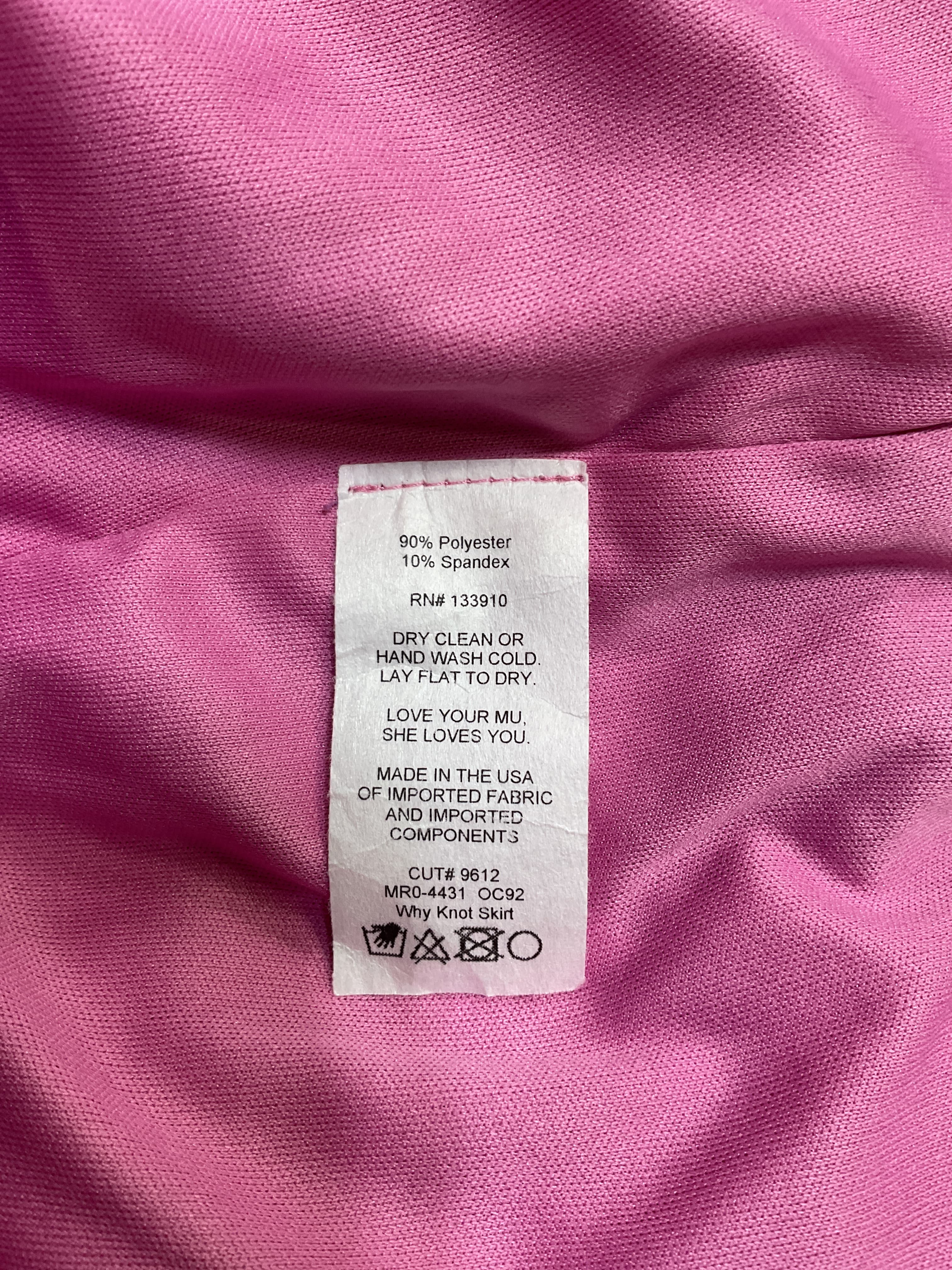 Why Knot Skirt In Magenta Sequins - Image 3