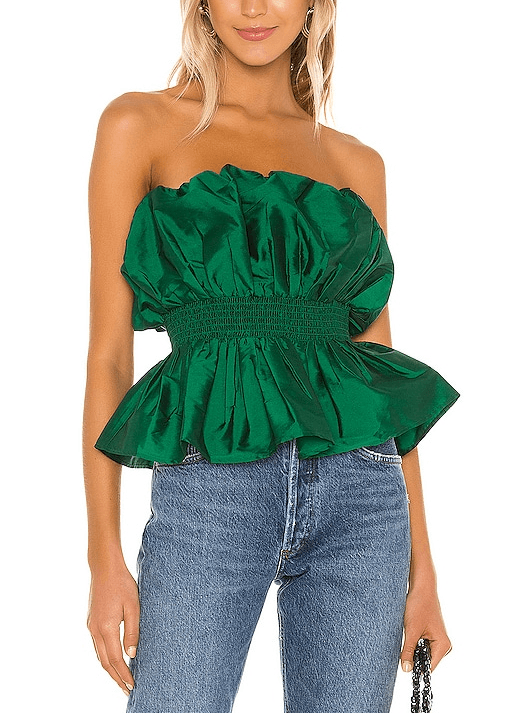 Natasia Top In Green - Image 1