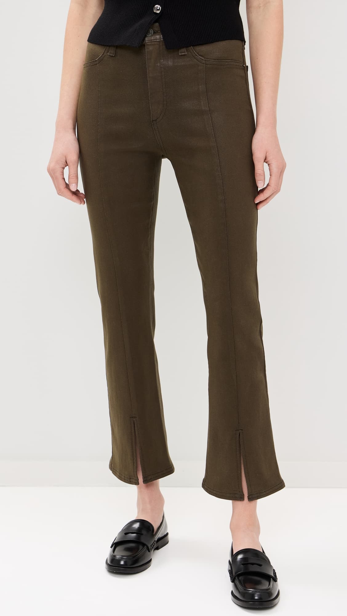 Denim Lennon Pants With Slit - Image 1