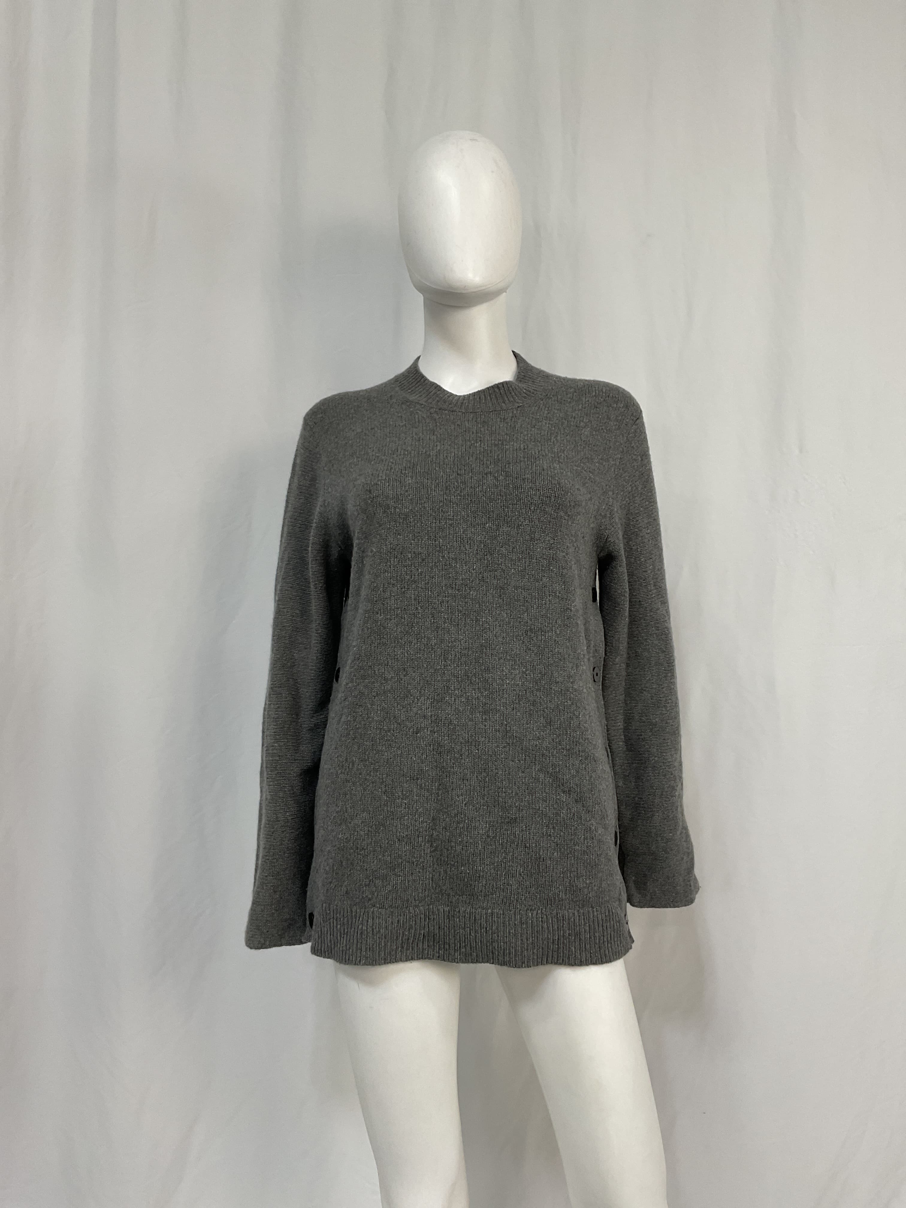 Button Detail Tunic Sweater - Image 3