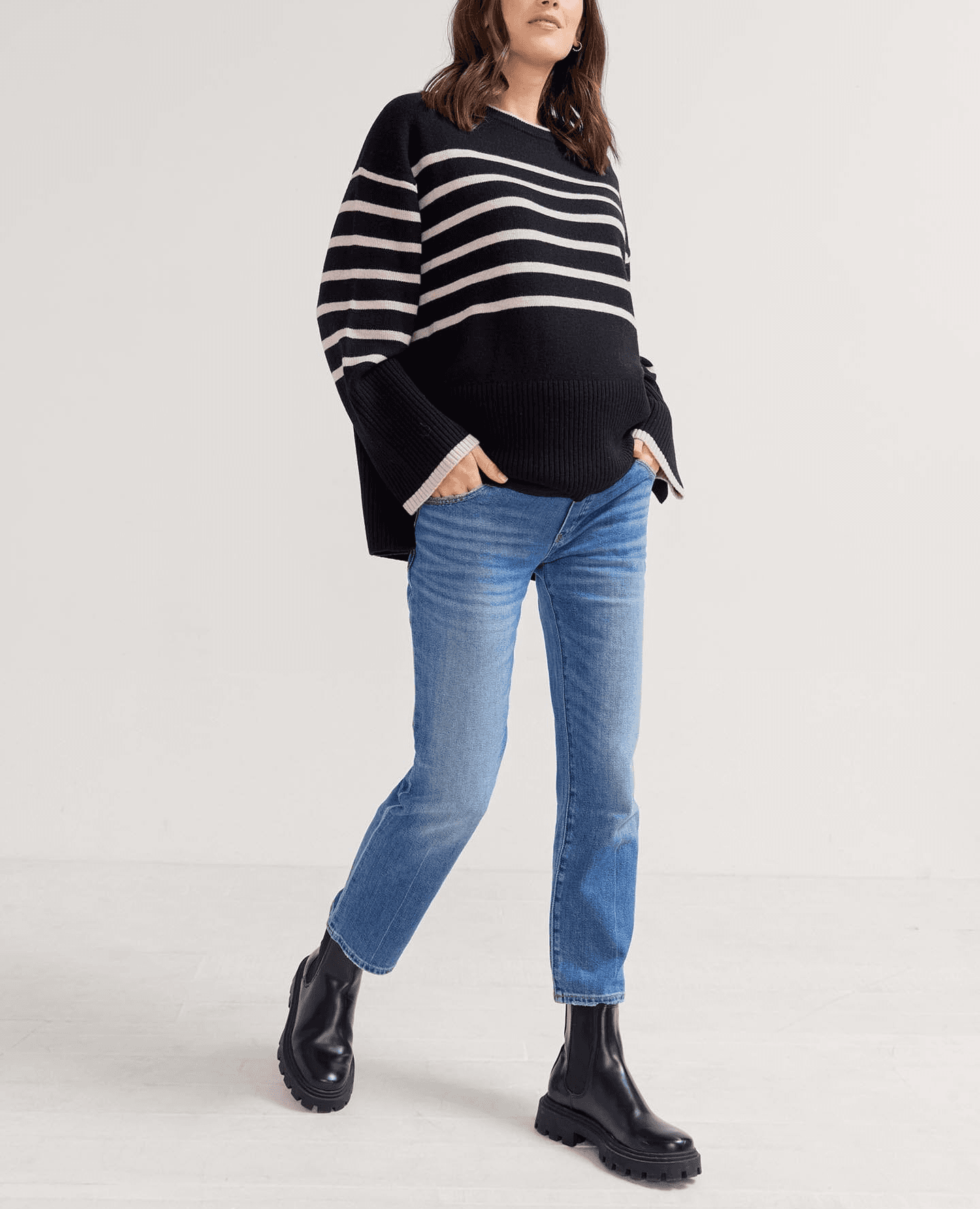 The Over The Bump Straight Maternity Jean - Image 1