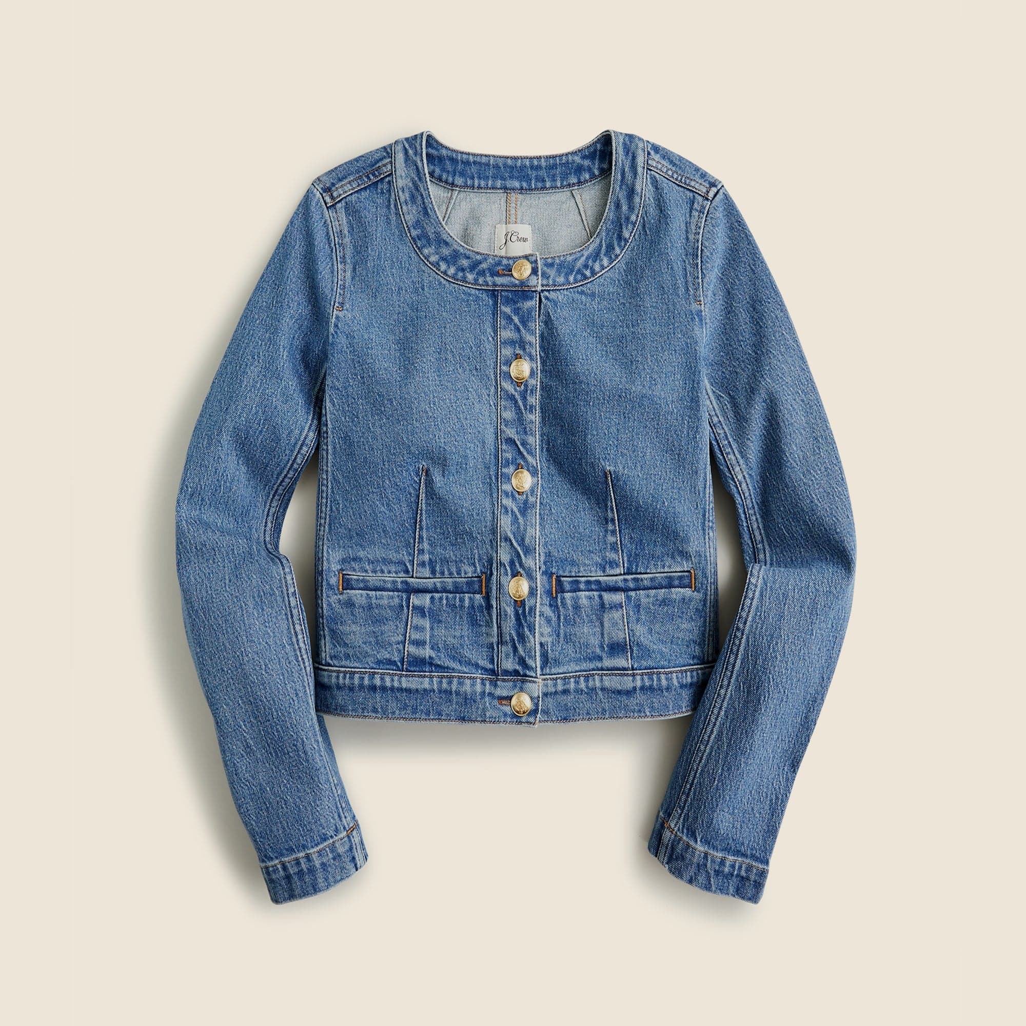 Louisa Lady Jacket In Denim - Image 1