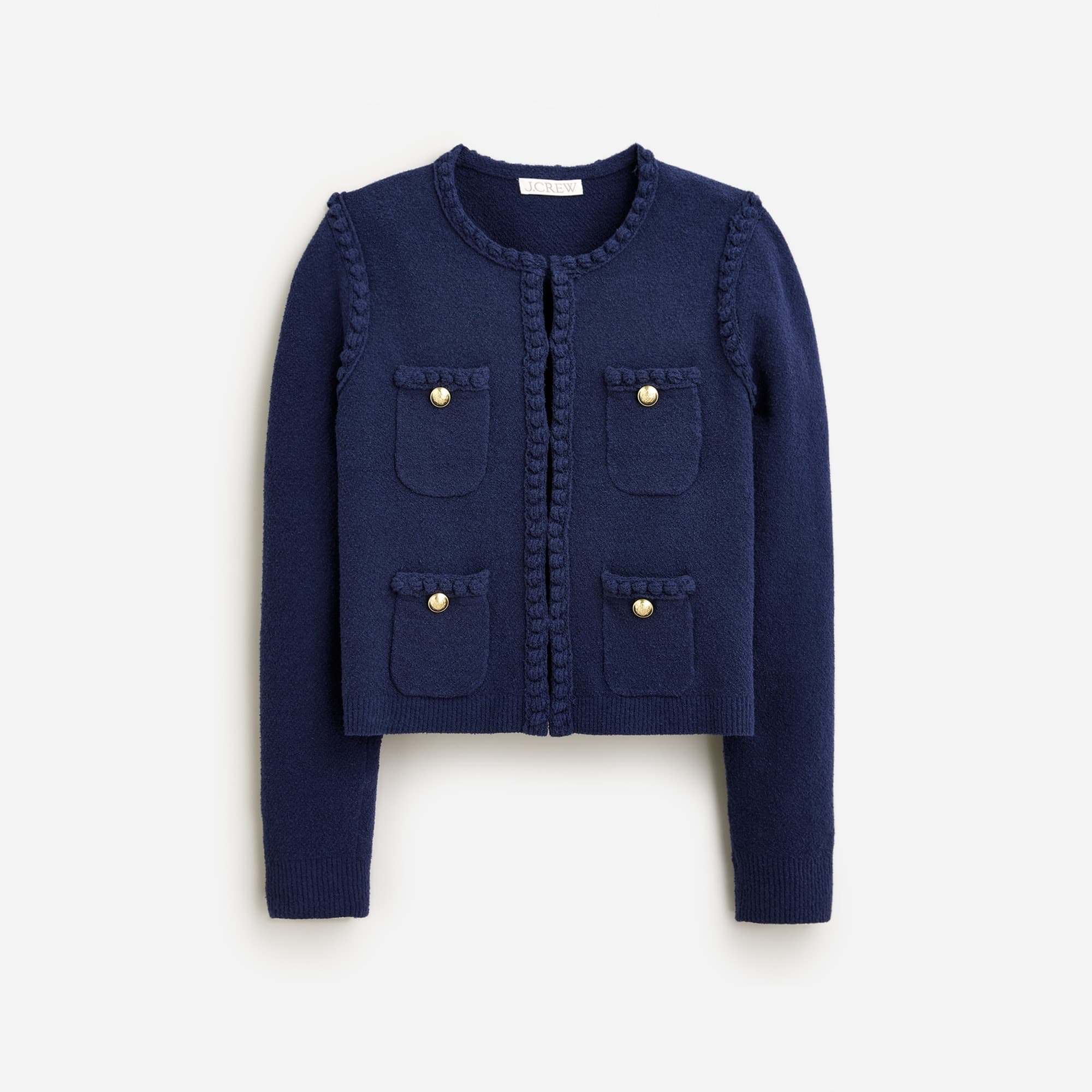 Odette Sweater Lady Jacket In Cotton-Blend Boucl - Image 1