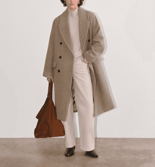 The Double-Breasted Coat In Wool - Image 1