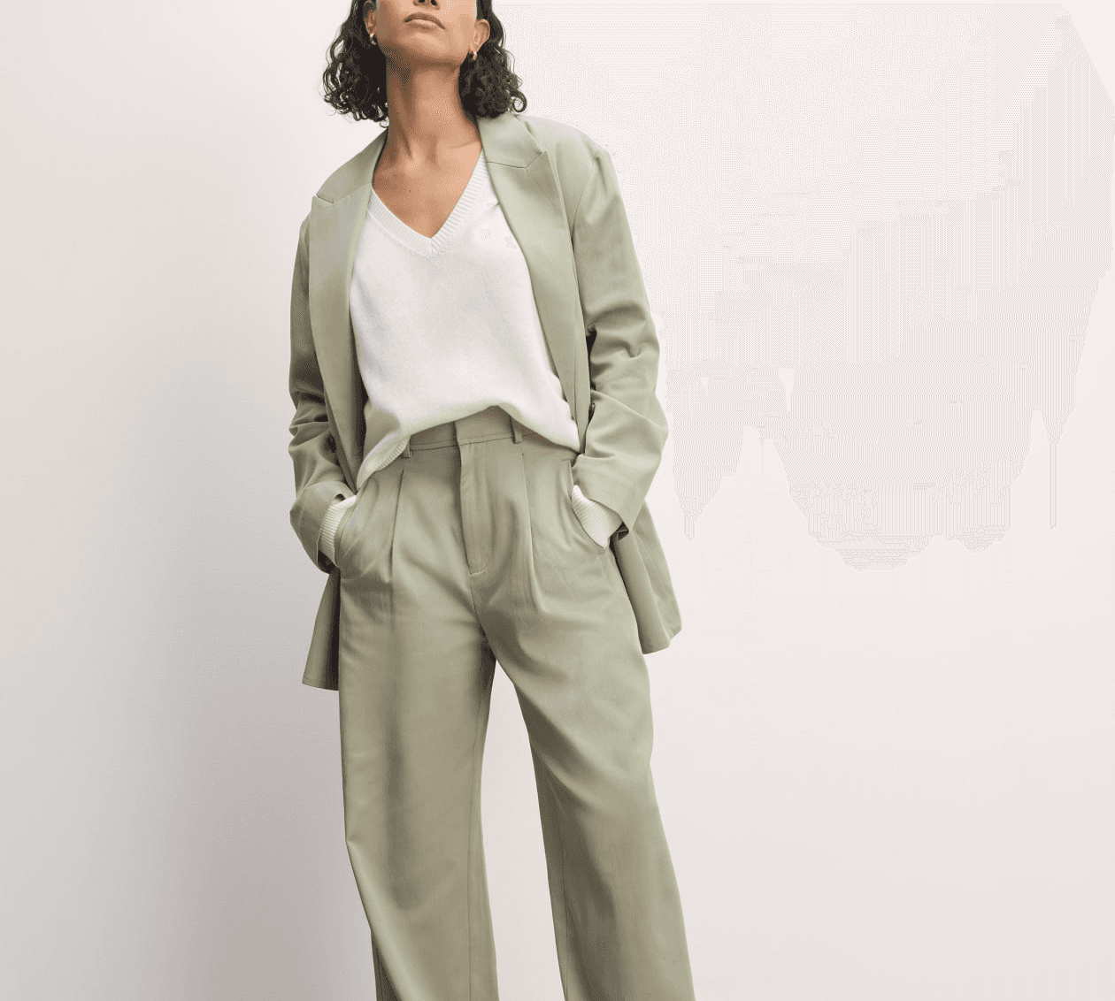 The Draper Pleated Pant - Image 1