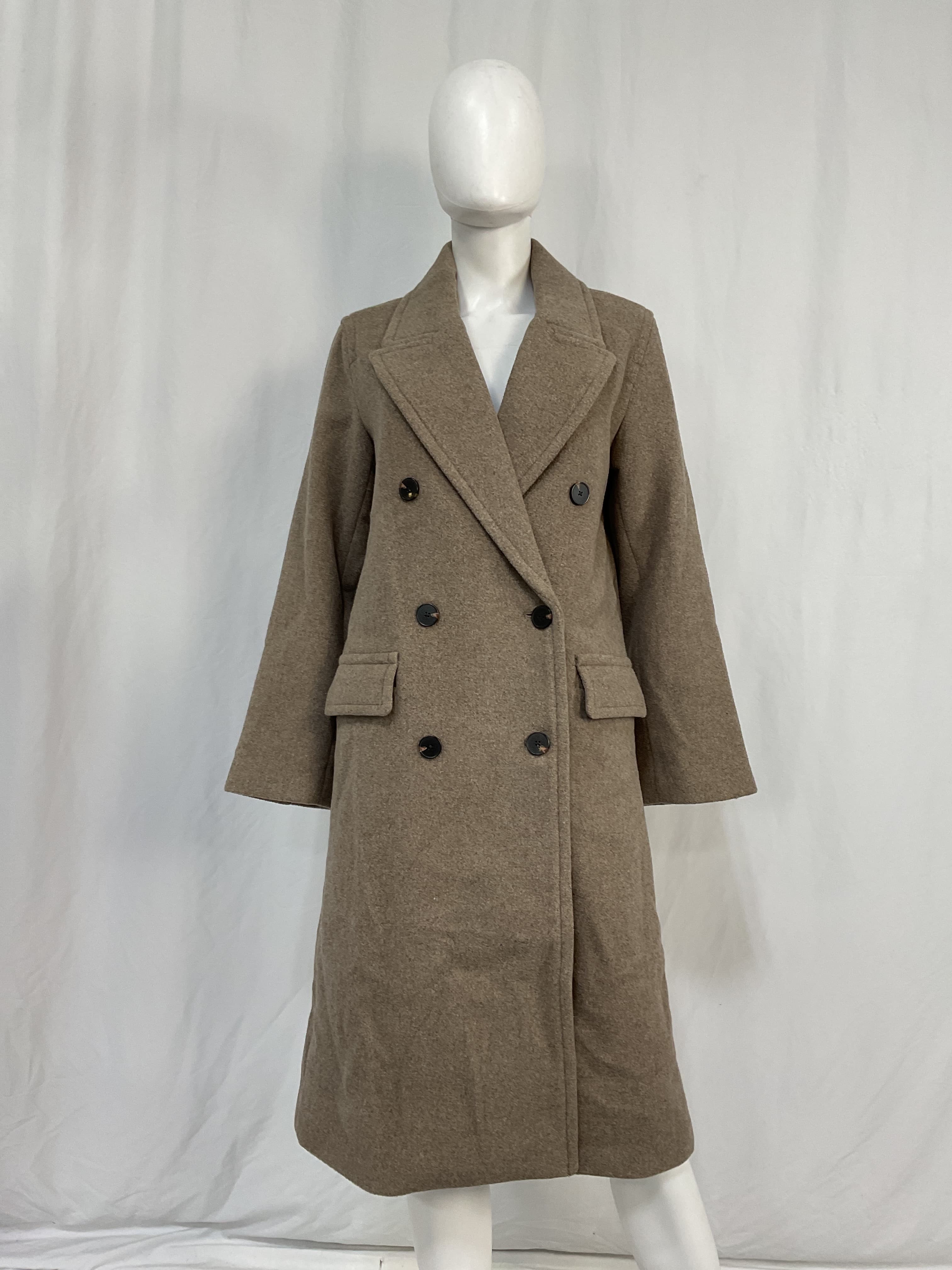 The Double-Breasted Coat In Wool - Image 3