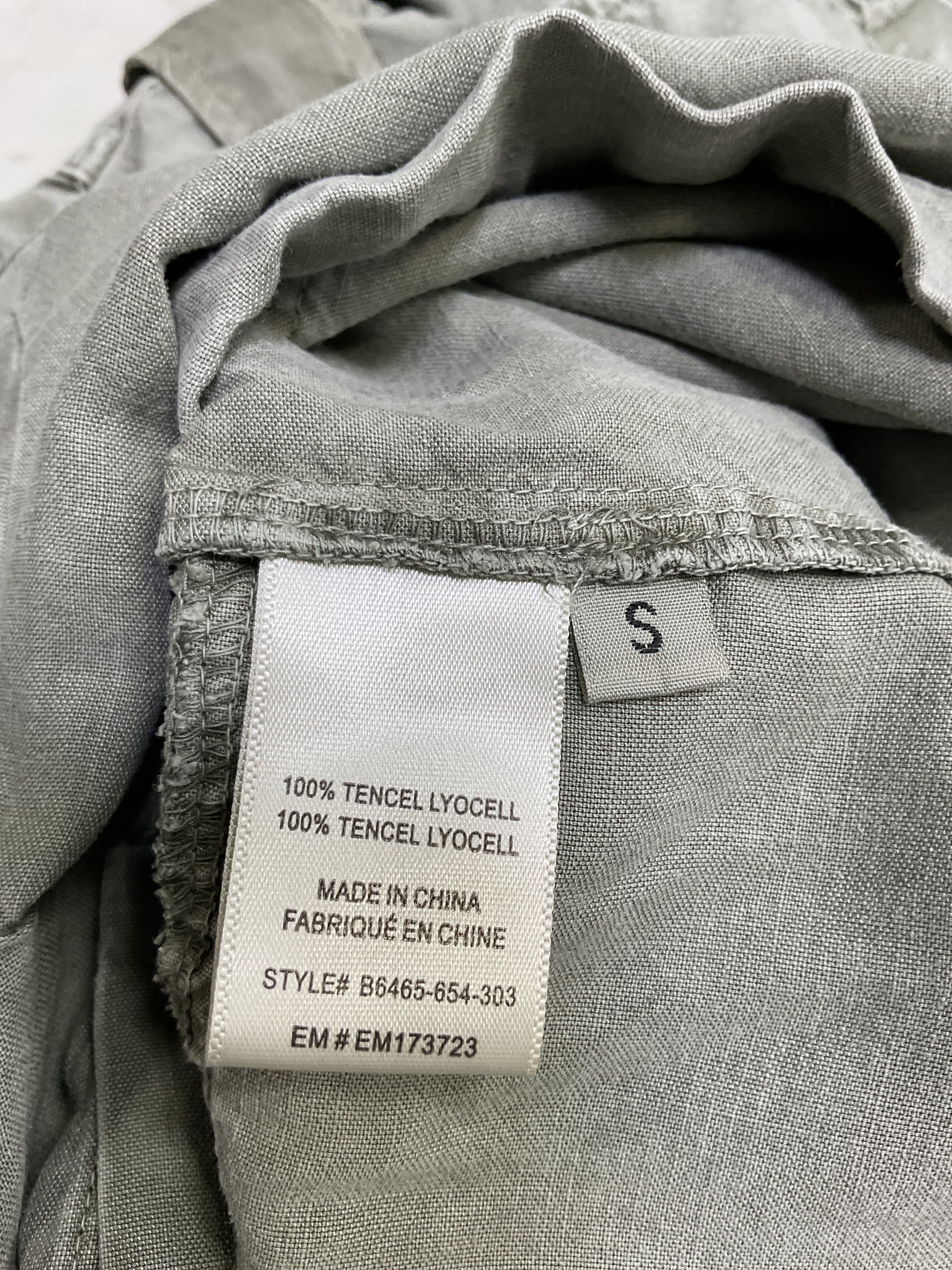 Rolled Hem Utility Romper In Soft Army - Image 3