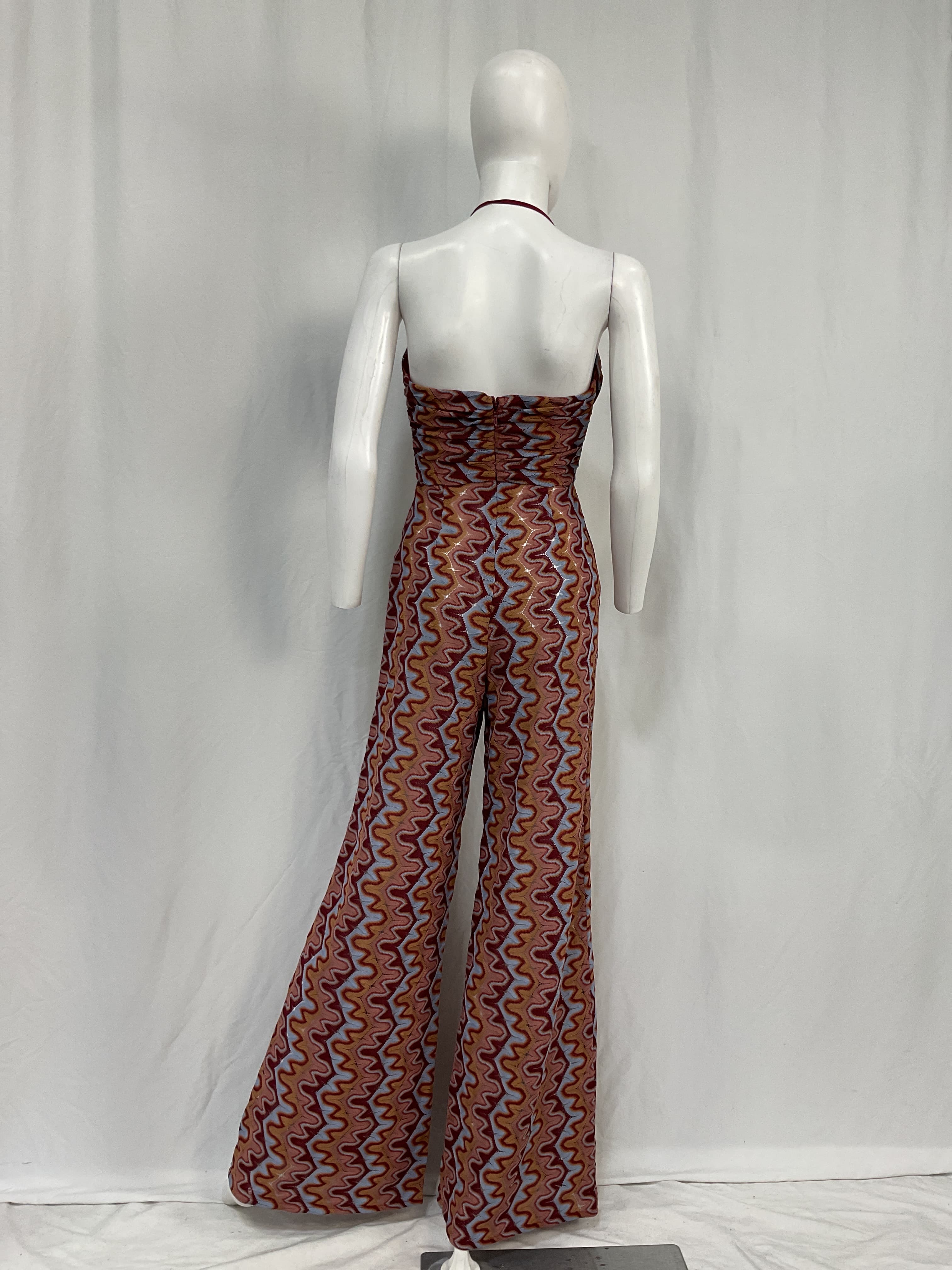 House Of Harlow 1960 X Revolve Verona Jumpsuit In Rust Multi - Image 3